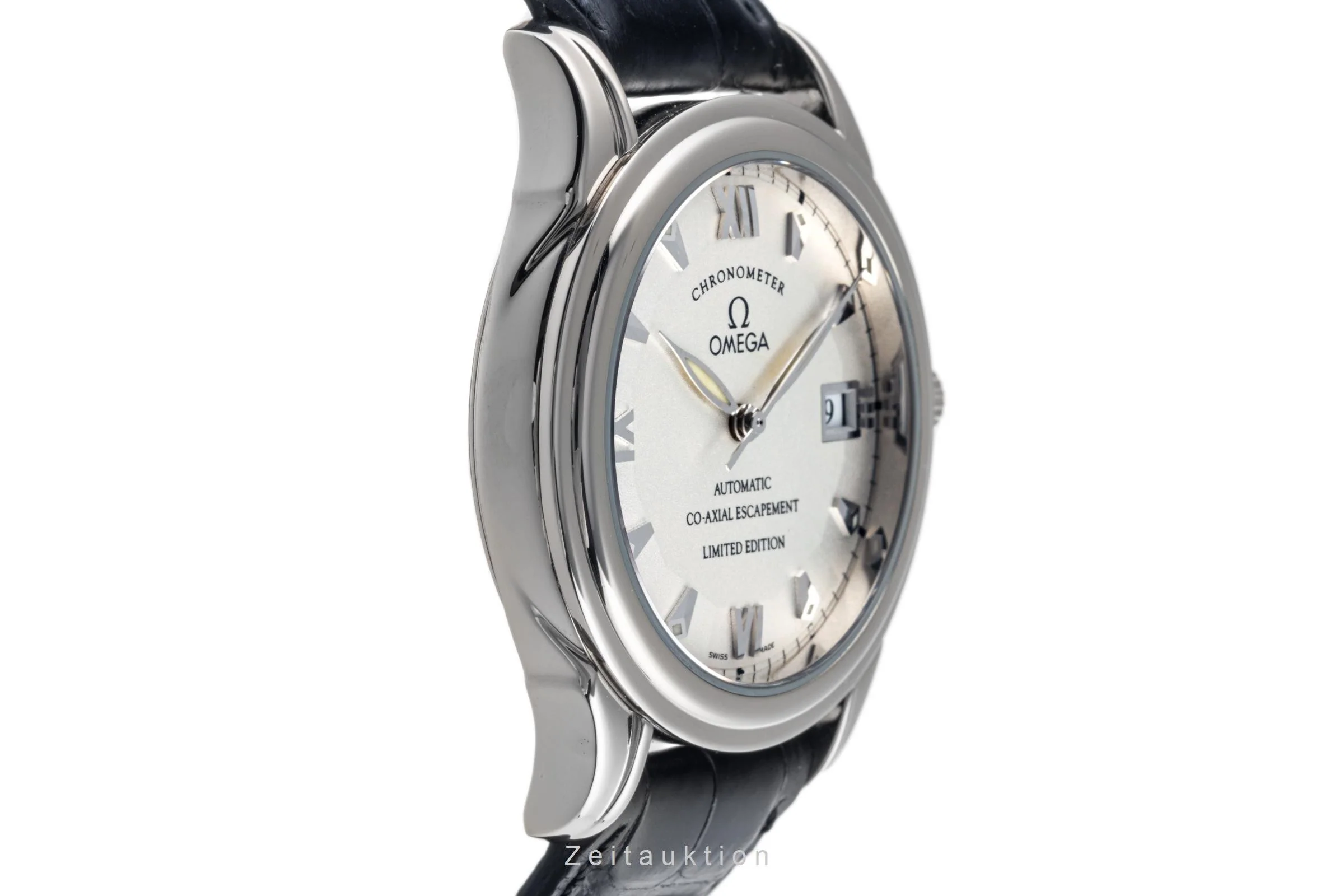Omega De Ville 18 ct white gold automatic men's watch 5941.31.31, 168.1848 Limited  [2305802] - Image 7