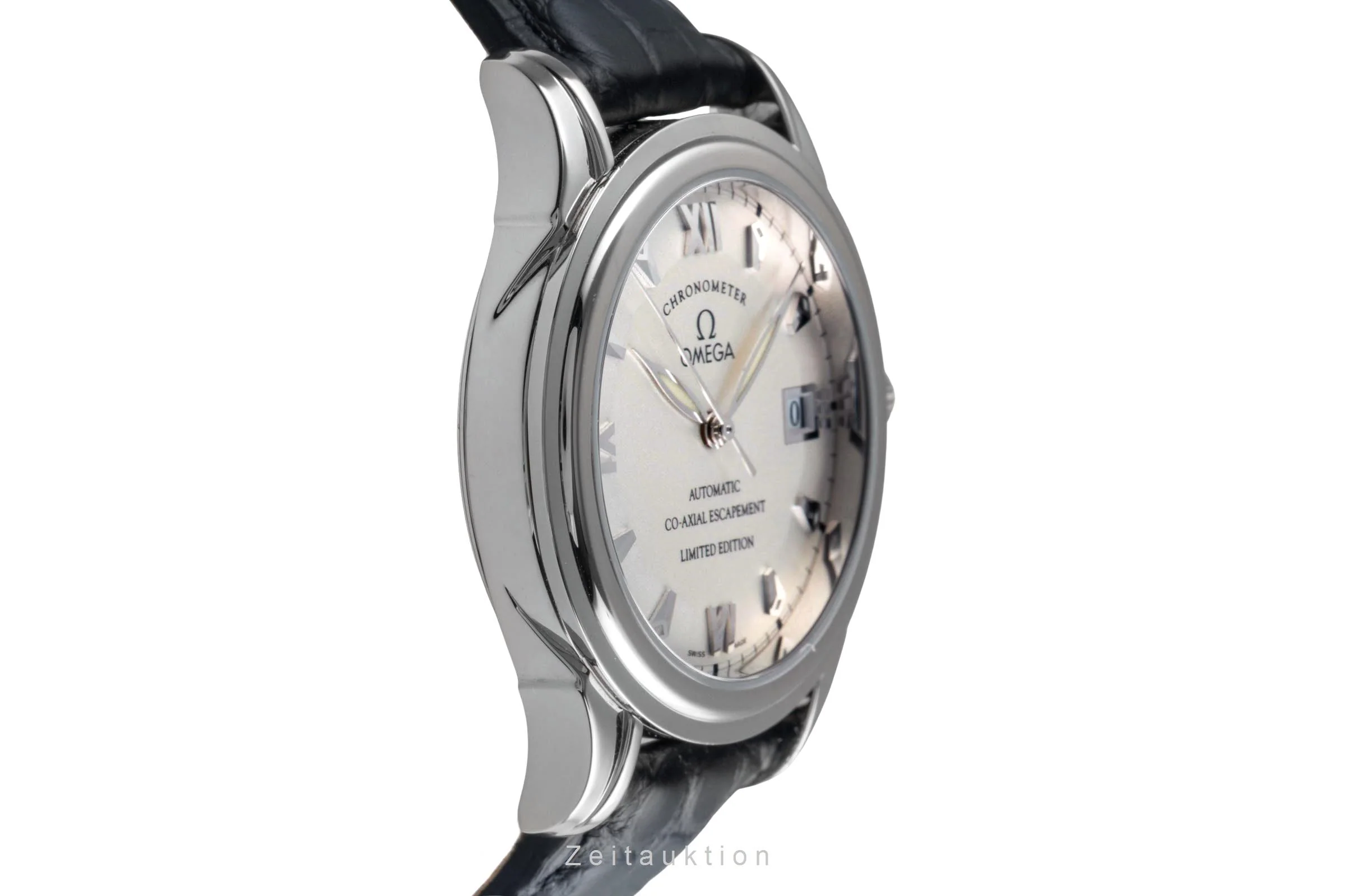 Omega De Ville 18 ct white gold automatic men's watch 5941.31.31 Limited  [2503277] - Image 8
