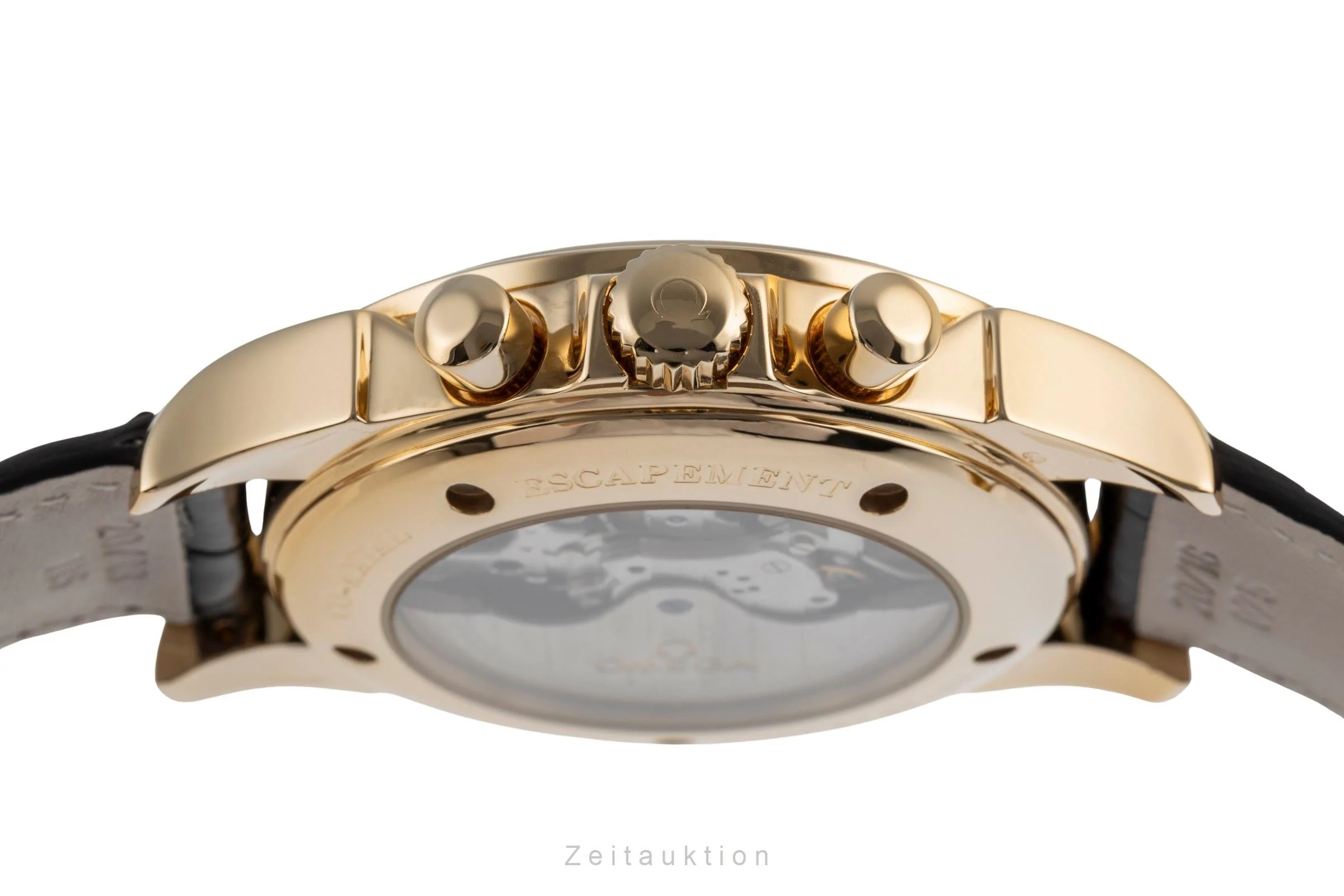 Omega De Ville chronograph 18 ct gold automatic men's watch 4641.30.32  [2502719] - Image 12