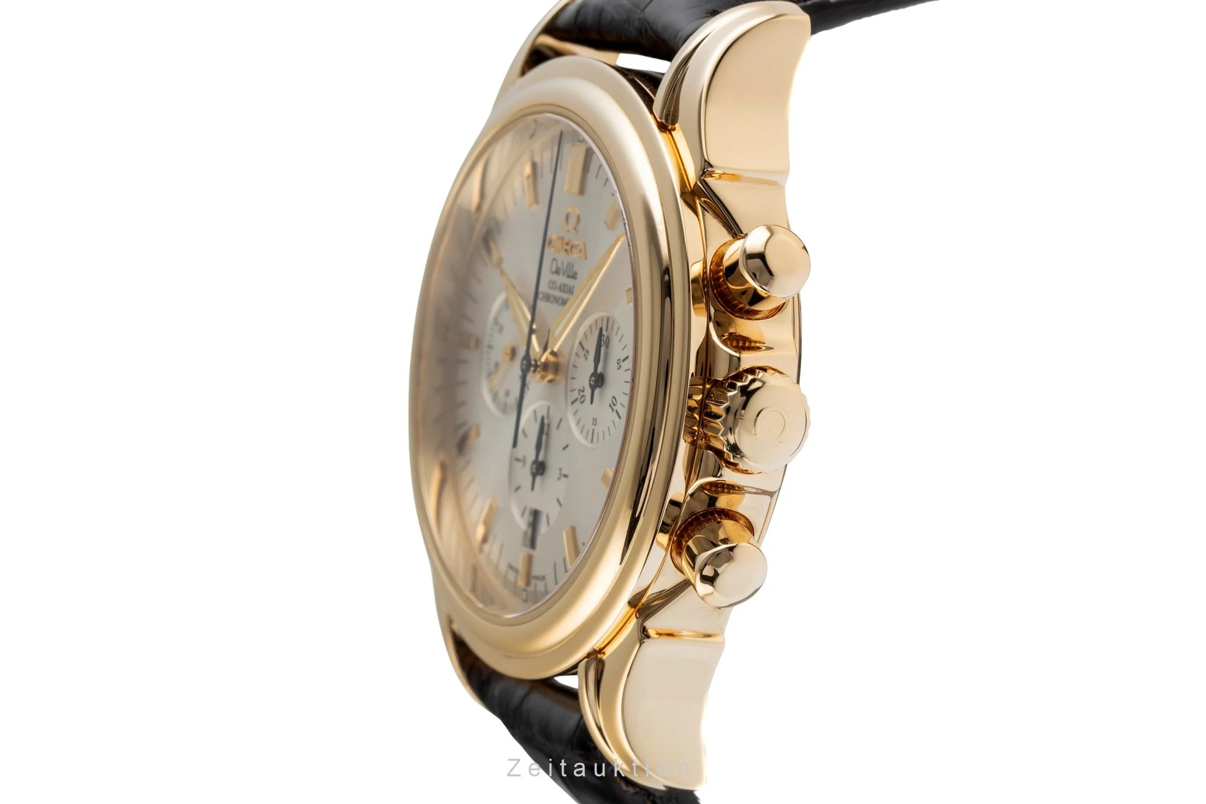 Omega De Ville chronograph 18 ct gold automatic men's watch 4641.30.32  [2502719] - Image 7