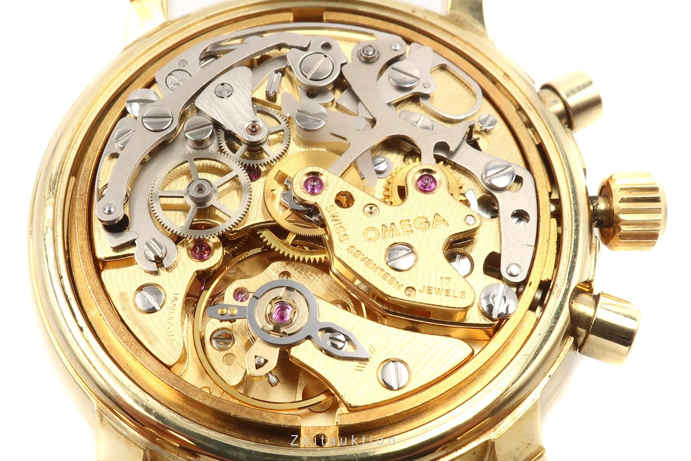 Omega De Ville chronograph 18 ct gold manual winding men's watch 4640.31.00, 145.0050, 345.0050  [2201255] - Image 11