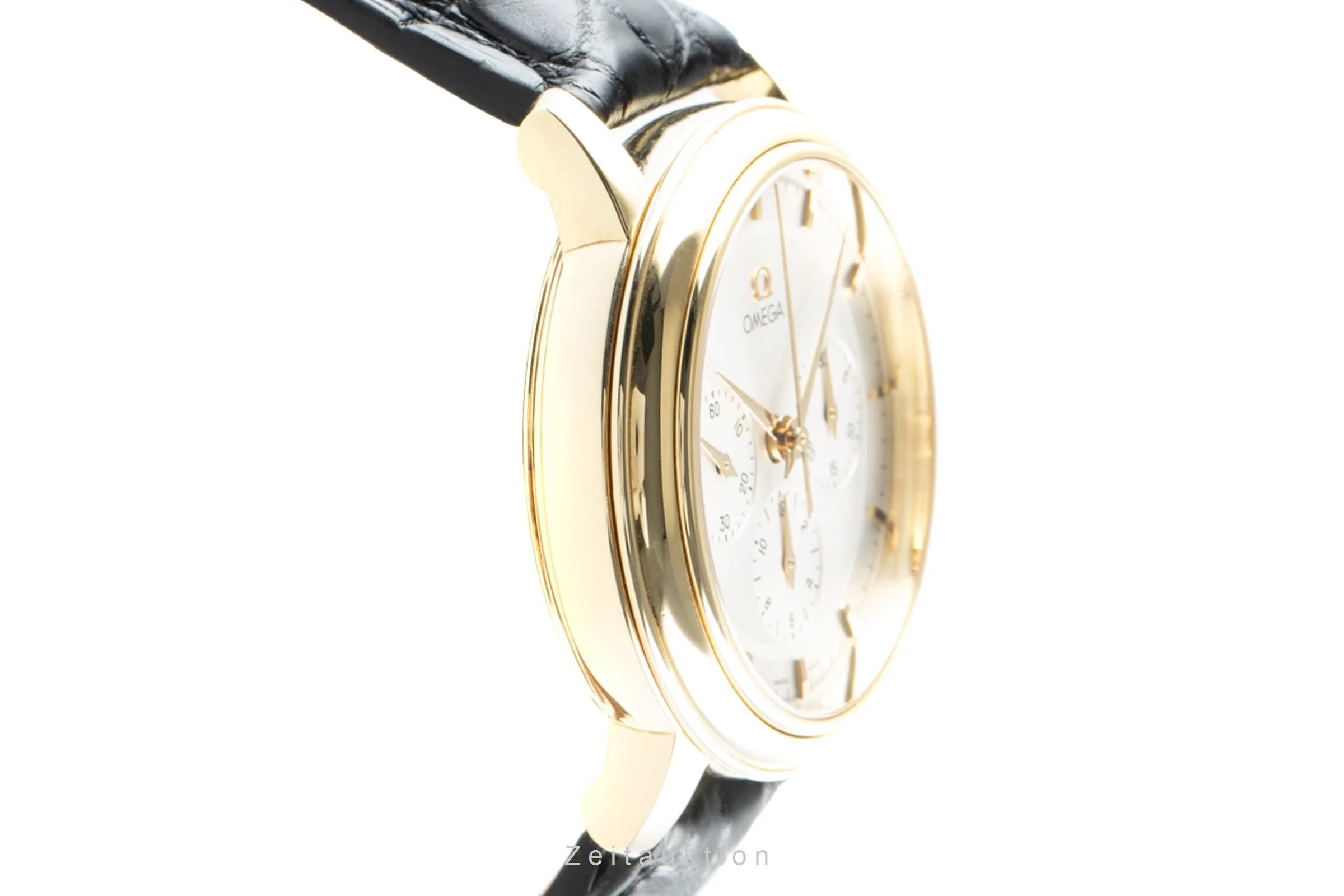 Omega De Ville chronograph 18 ct gold manual winding men's watch 4640.31.00, 145.0050, 345.0050  [2201255] - Image 7