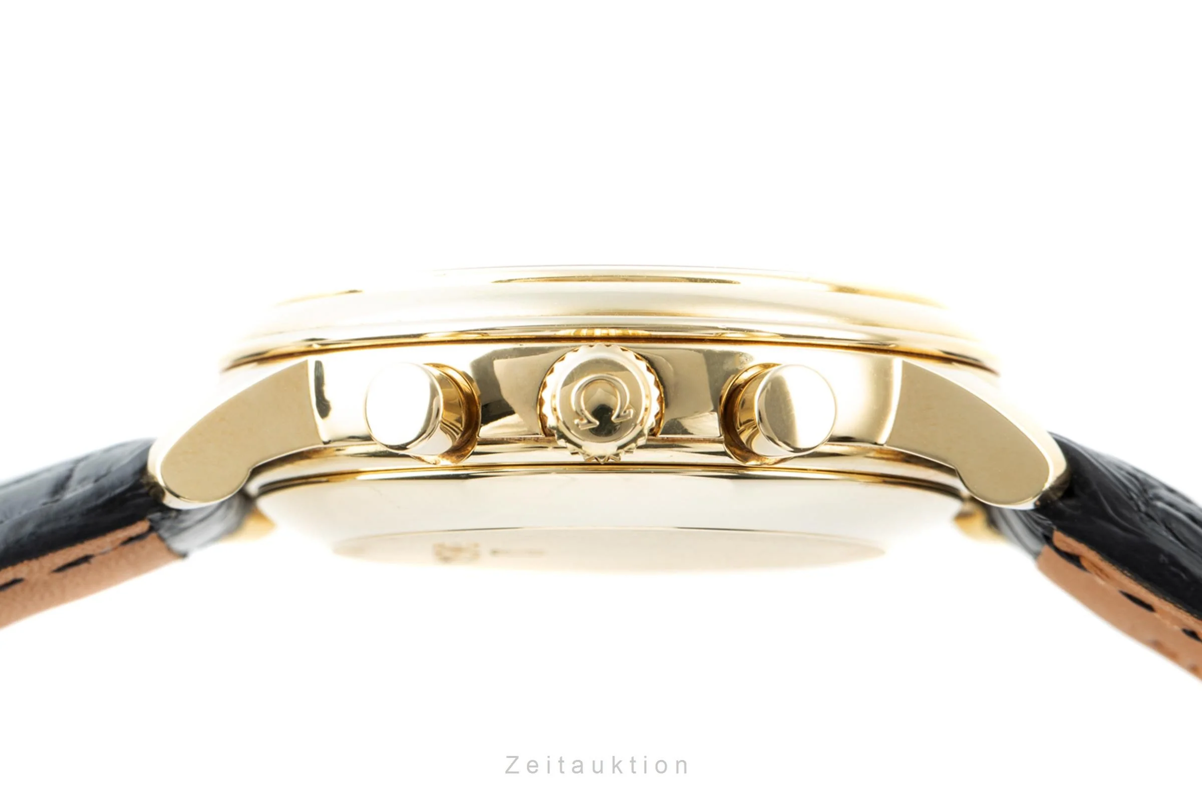 Omega De Ville chronograph 18 ct gold manual winding men's watch 4640.31.00, 145.0050, 345.0050  [2201255] - Image 9