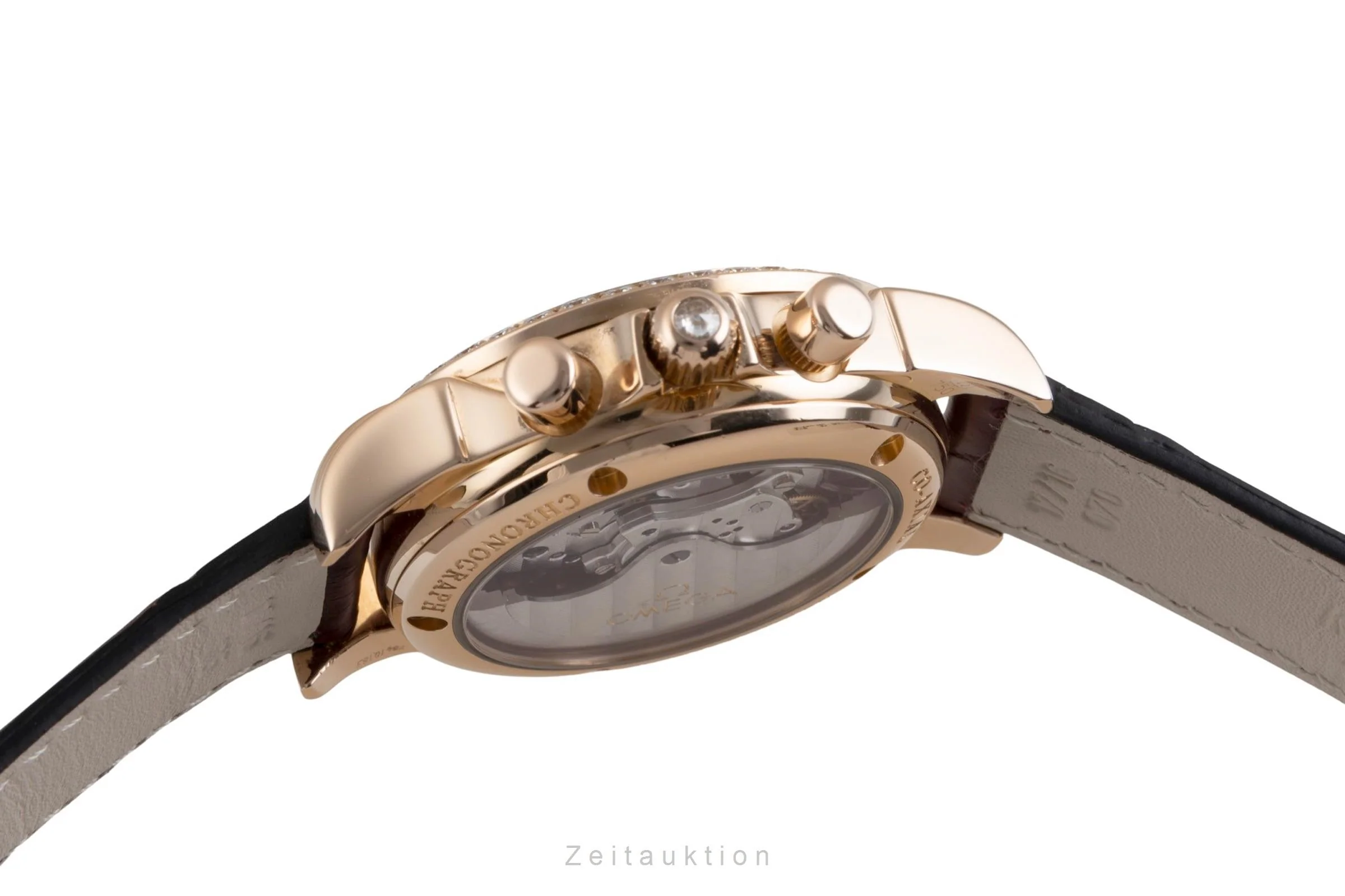 Omega De Ville chronograph 18 ct red gold automatic women's watch 4677.60.37 LP: 24000EUR  [2600859] - Image 13