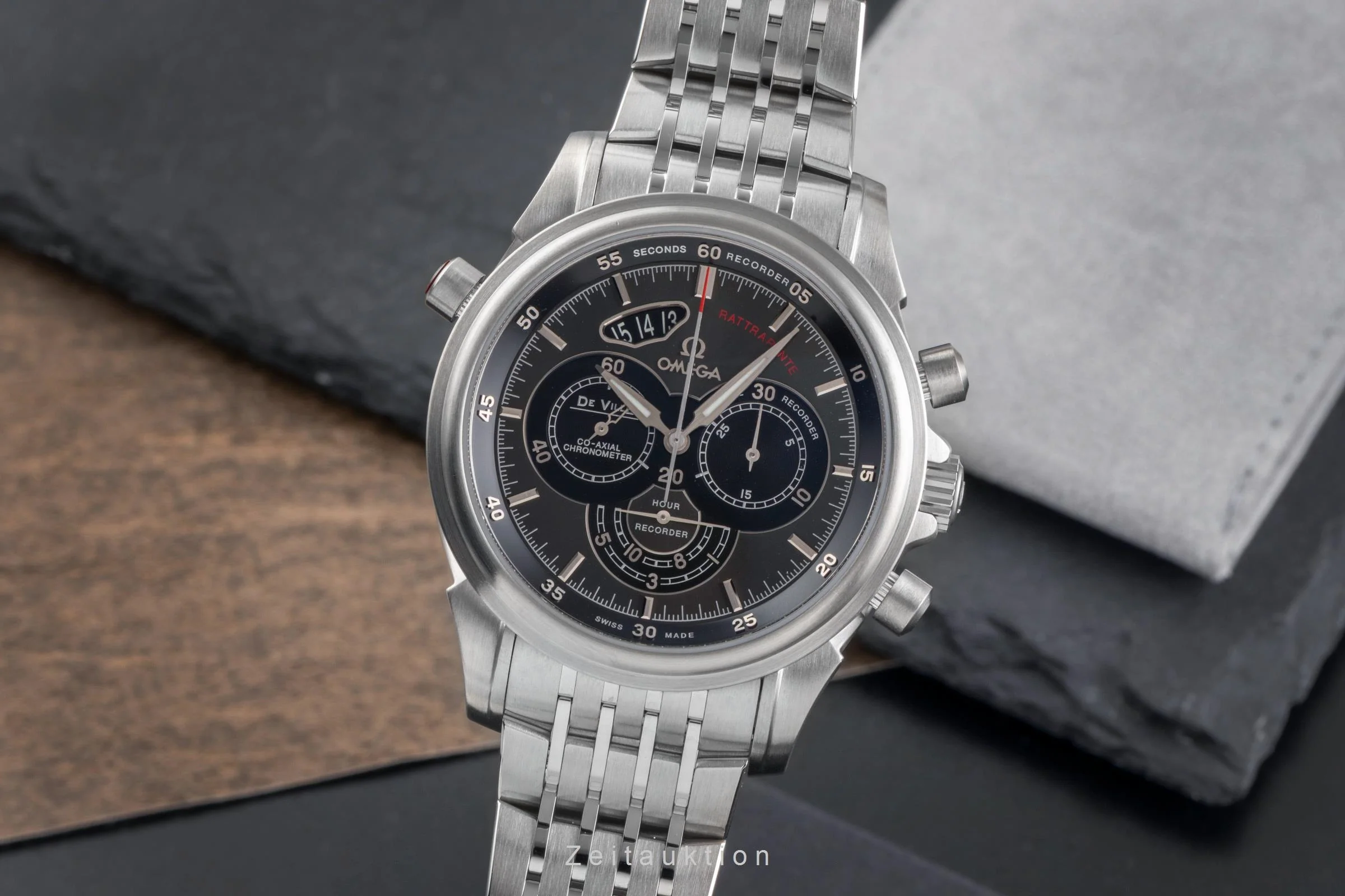 Omega De Ville chronograph steel automatic men's watch 422.10.44.51.06.001  [2502960] - Image 2