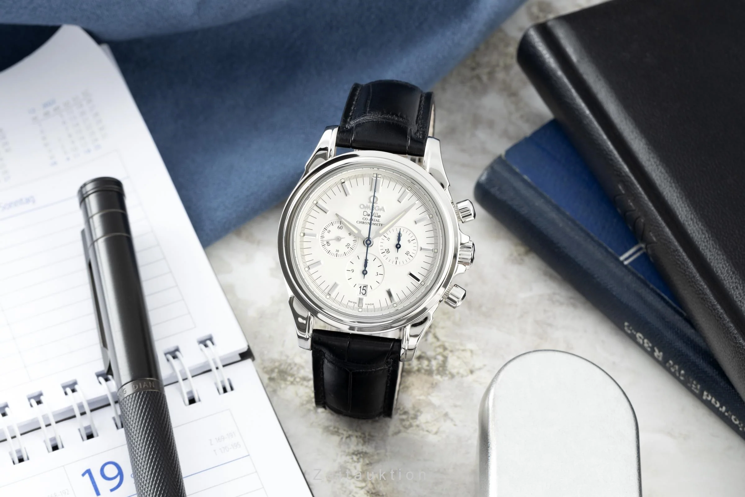 Omega De Ville chronograph steel automatic men's watch 4841.31.32 LP: 5000EUR  [2200865] - Image 2