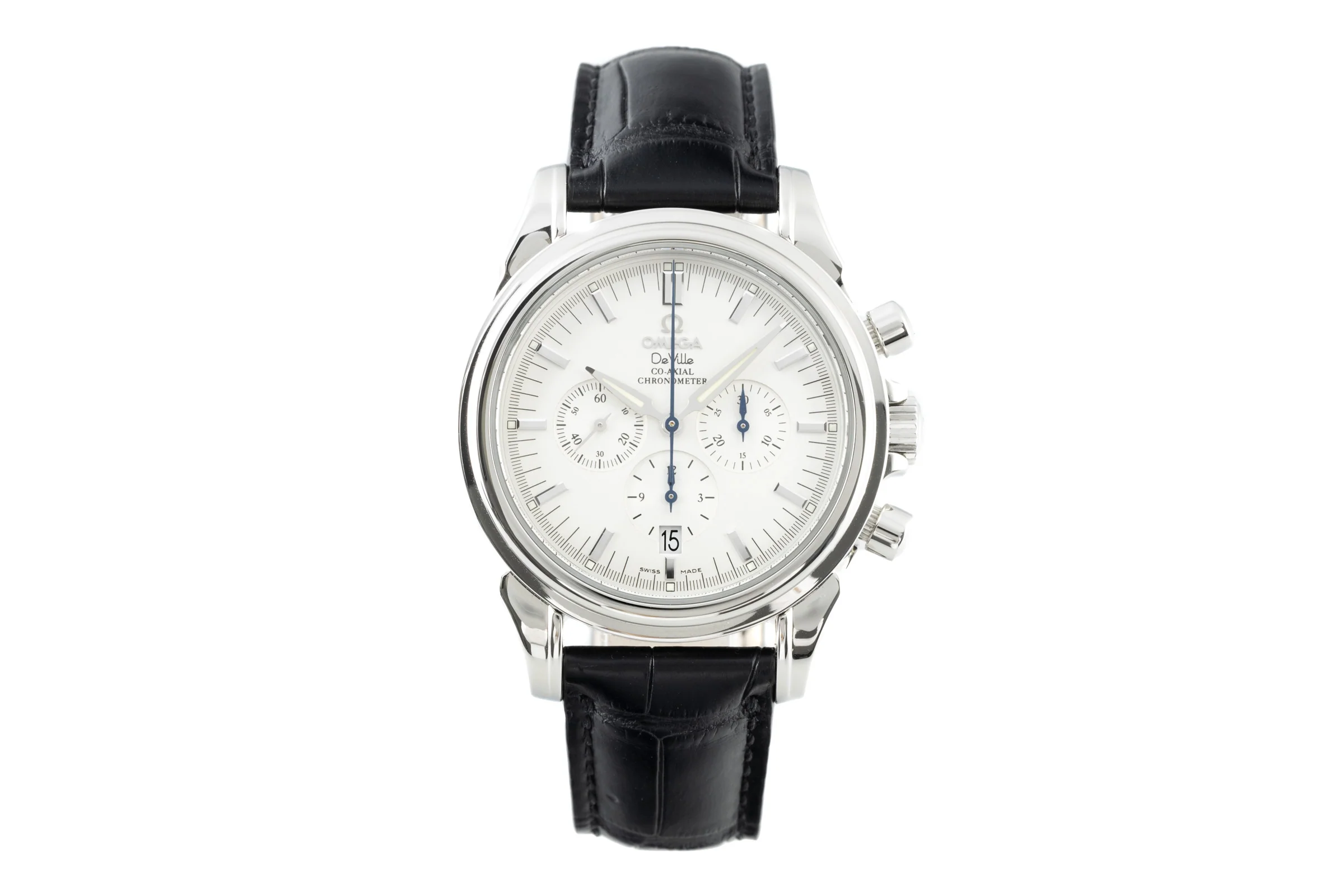 Omega De Ville chronograph steel automatic men's watch 4841.31.32 LP: 5000EUR  [2200865] - Image 4