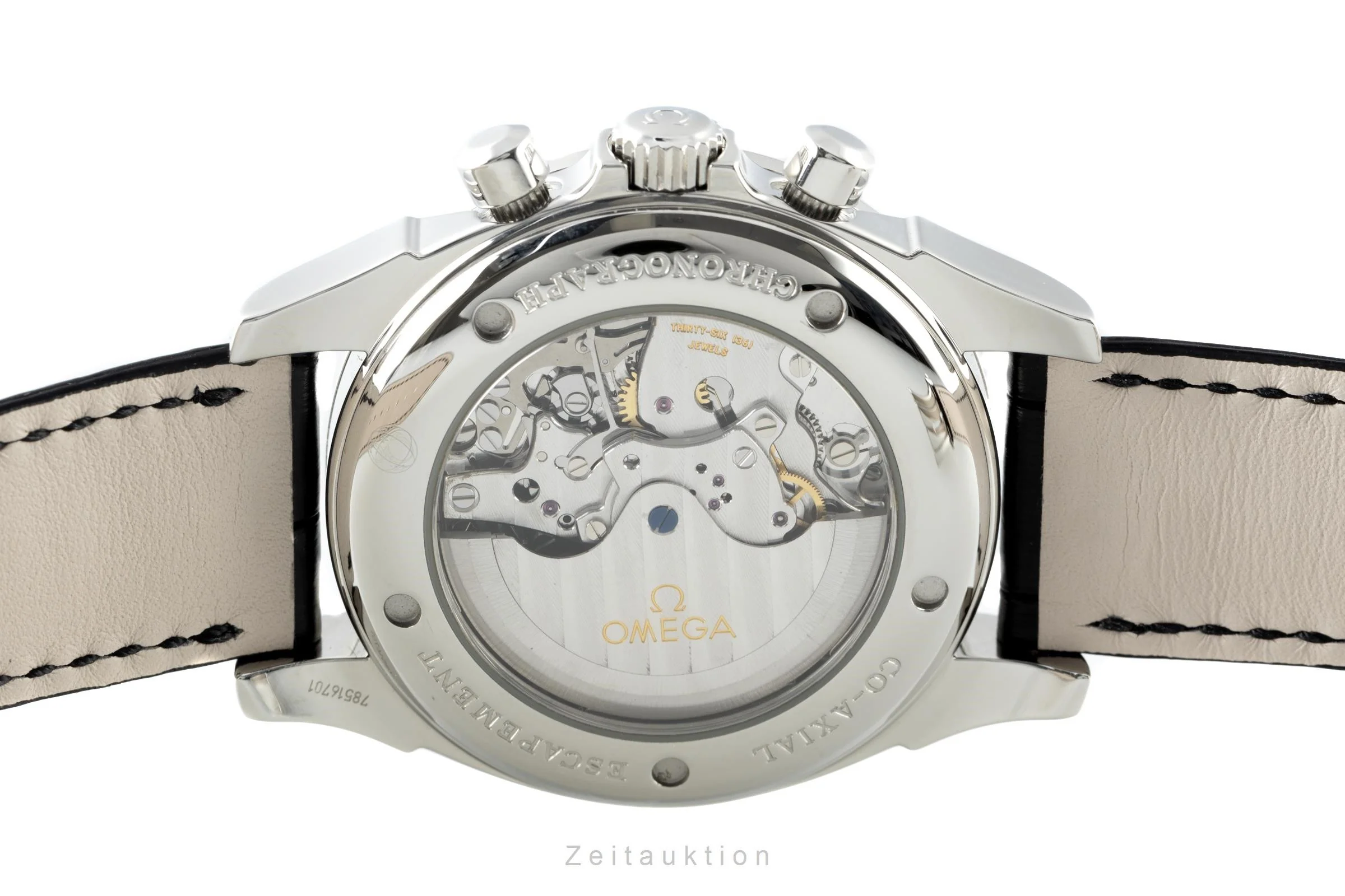 Omega De Ville chronograph steel automatic men's watch 4841.31.32 LP: 5000EUR  [2200865] - Image 9