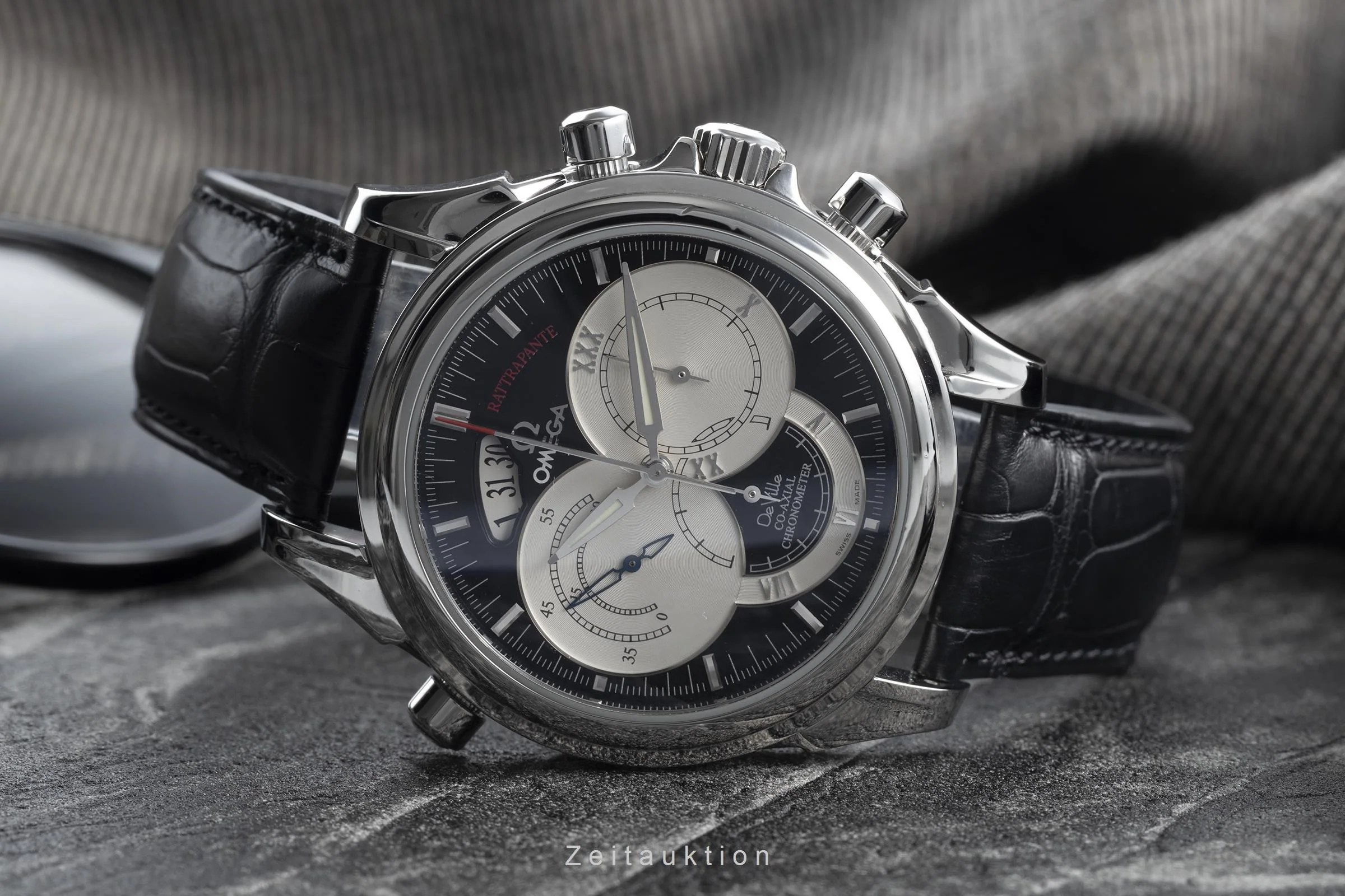 Omega De Ville chronograph steel automatic men's watch 4847.50.31  [2203549] - Image 2