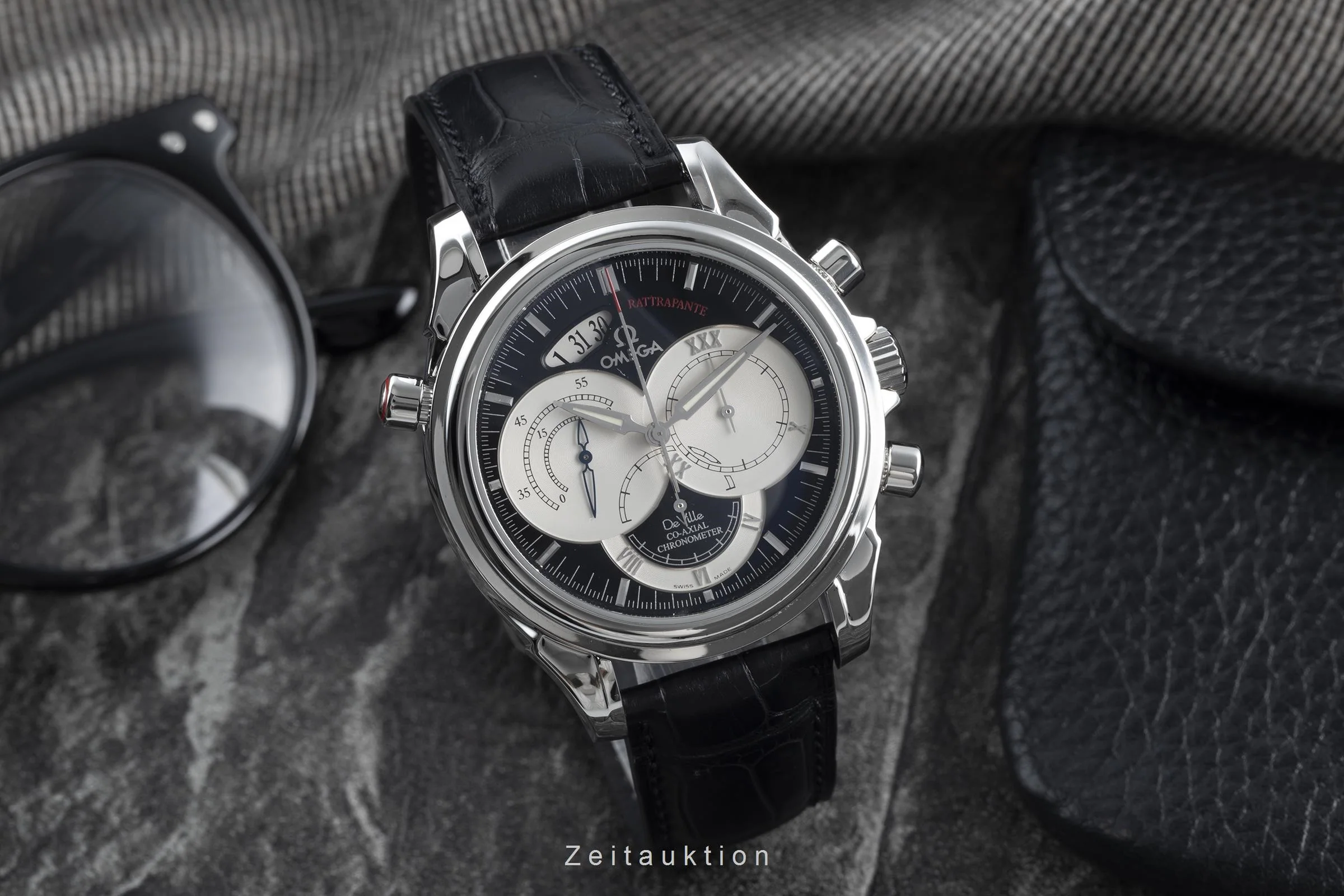 Omega De Ville chronograph steel automatic men's watch 4847.50.31  [2203549] - Image 3