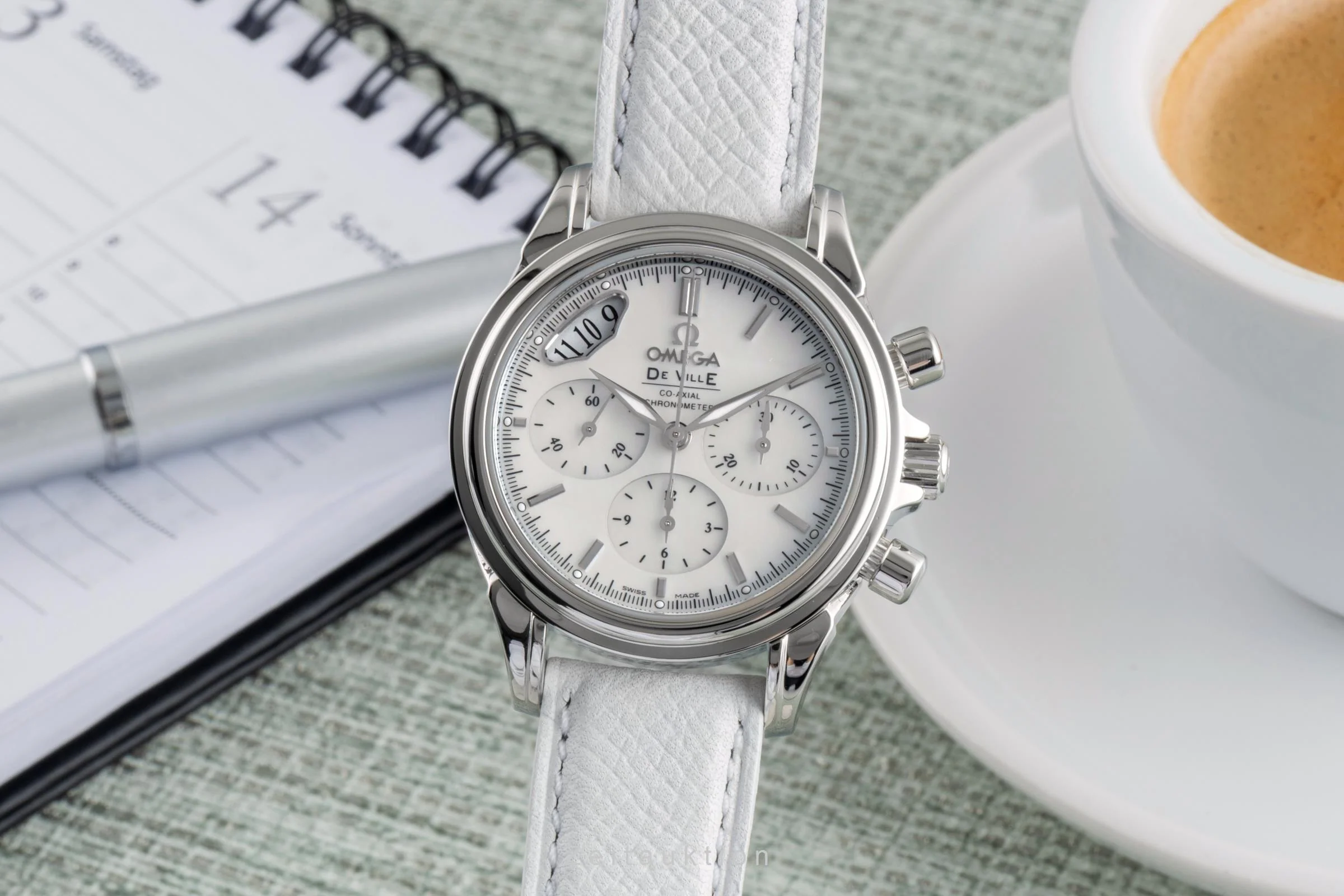 Omega De Ville chronograph steel automatic women's watch 4878.70.36  [2505280] - Image 2