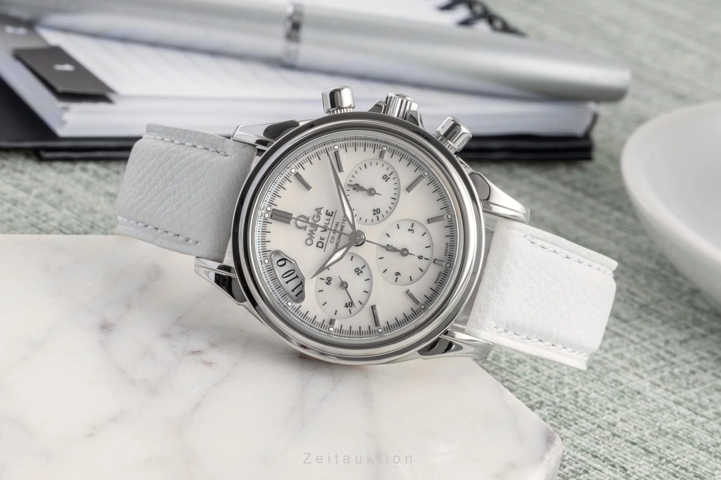 Omega De Ville chronograph steel automatic women's watch 4878.70.36  [2505280] - Image 3