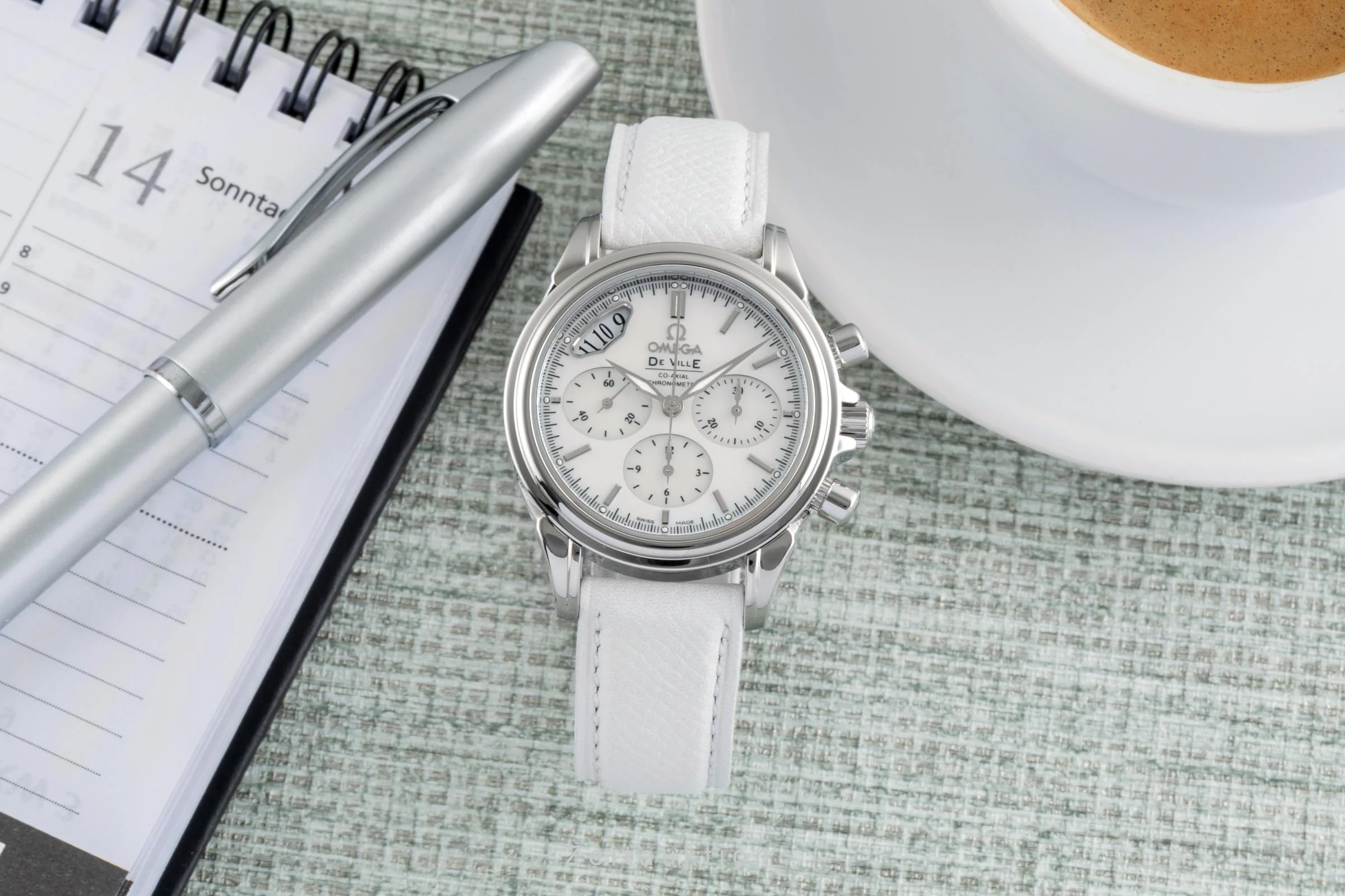 Omega De Ville chronograph steel automatic women's watch 4878.70.36  [2505280] - Image 4