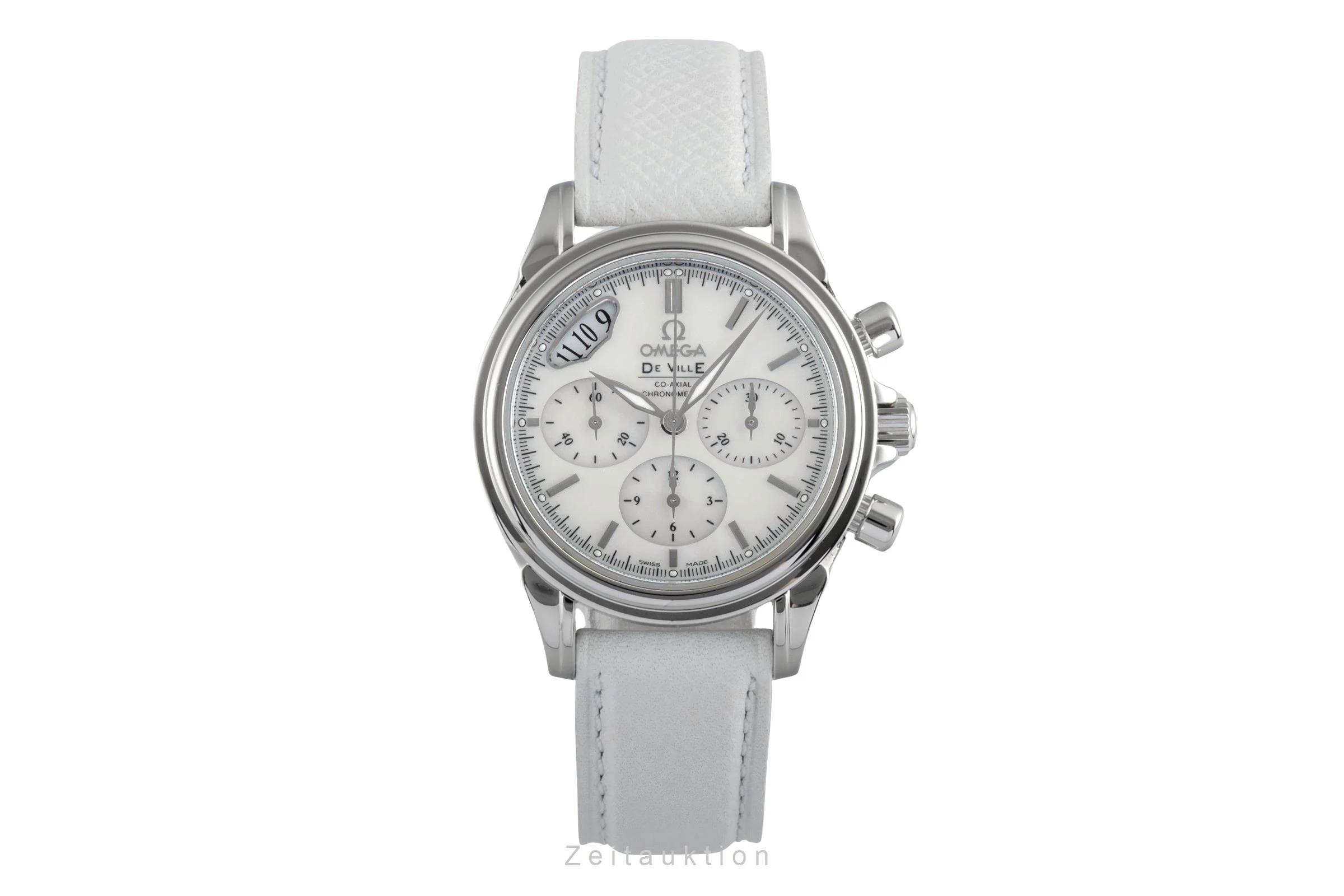 Omega De Ville chronograph steel automatic women's watch 4878.70.36  [2505280] - Image 5
