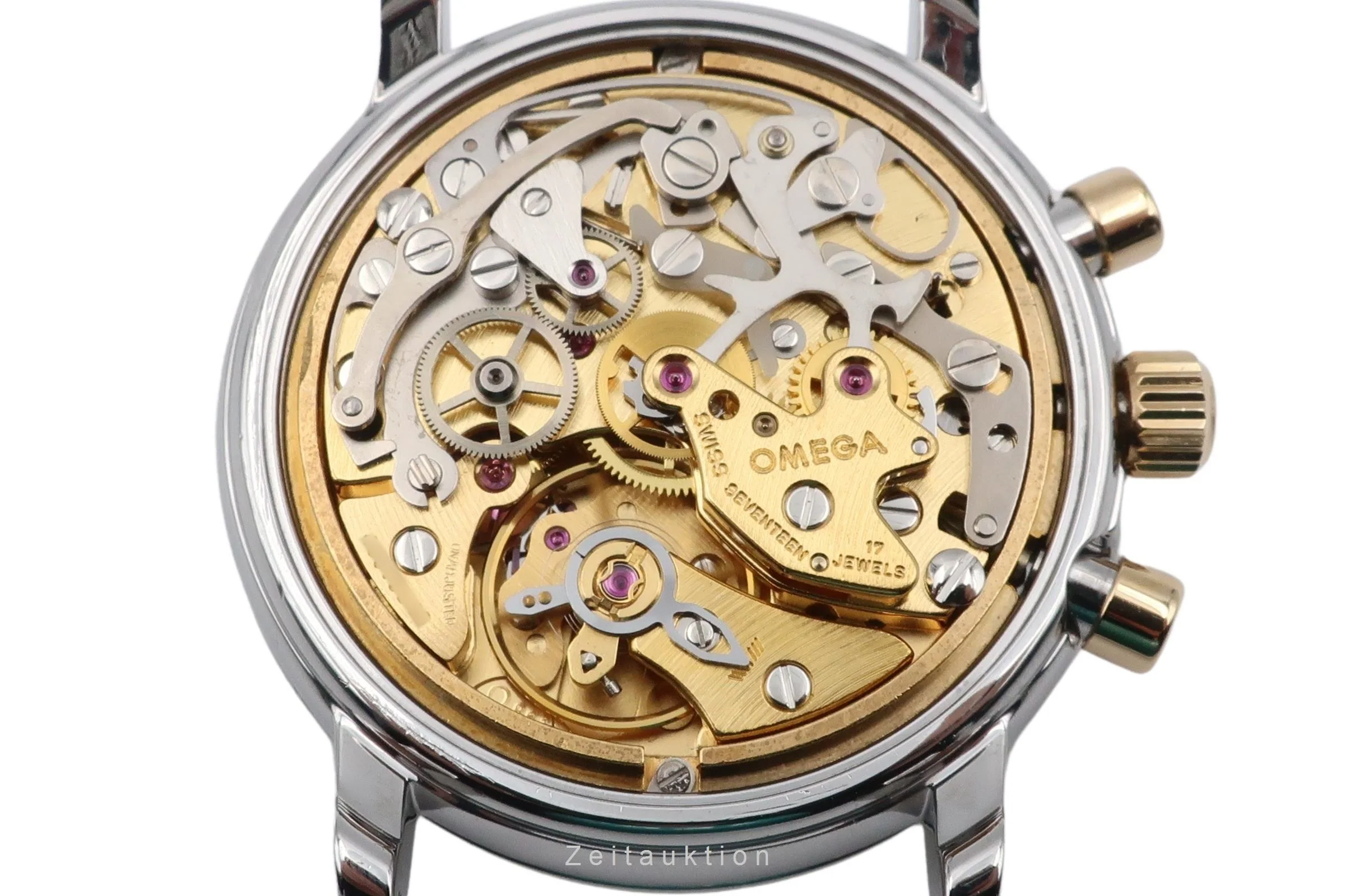 Omega De Ville chronograph steel / gold manual winding men's watch 4340.31, 145.0050  [2505210] - Image 14