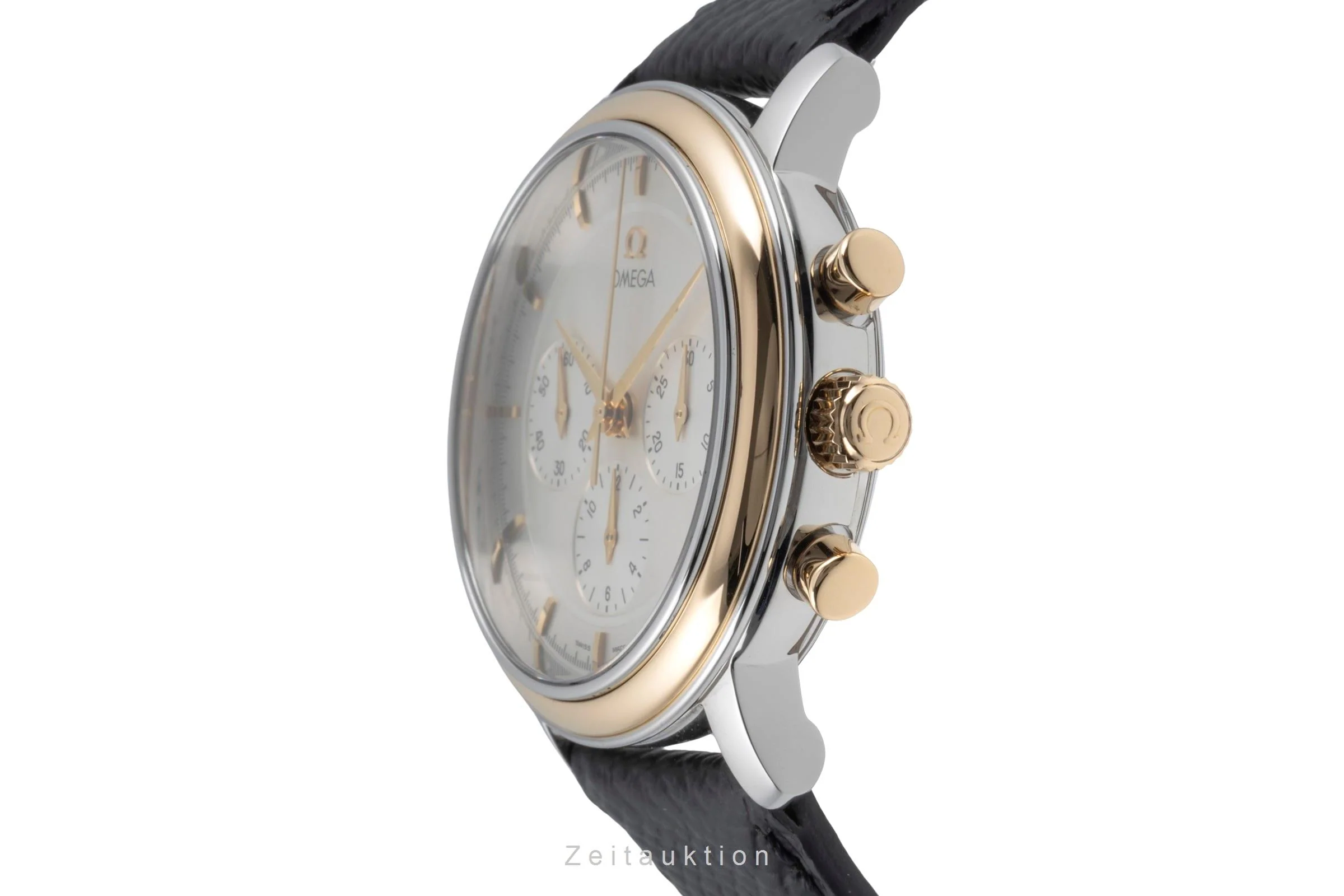 Omega De Ville chronograph steel / gold manual winding men's watch 4340.31, 145.0050  [2505210] - Image 7