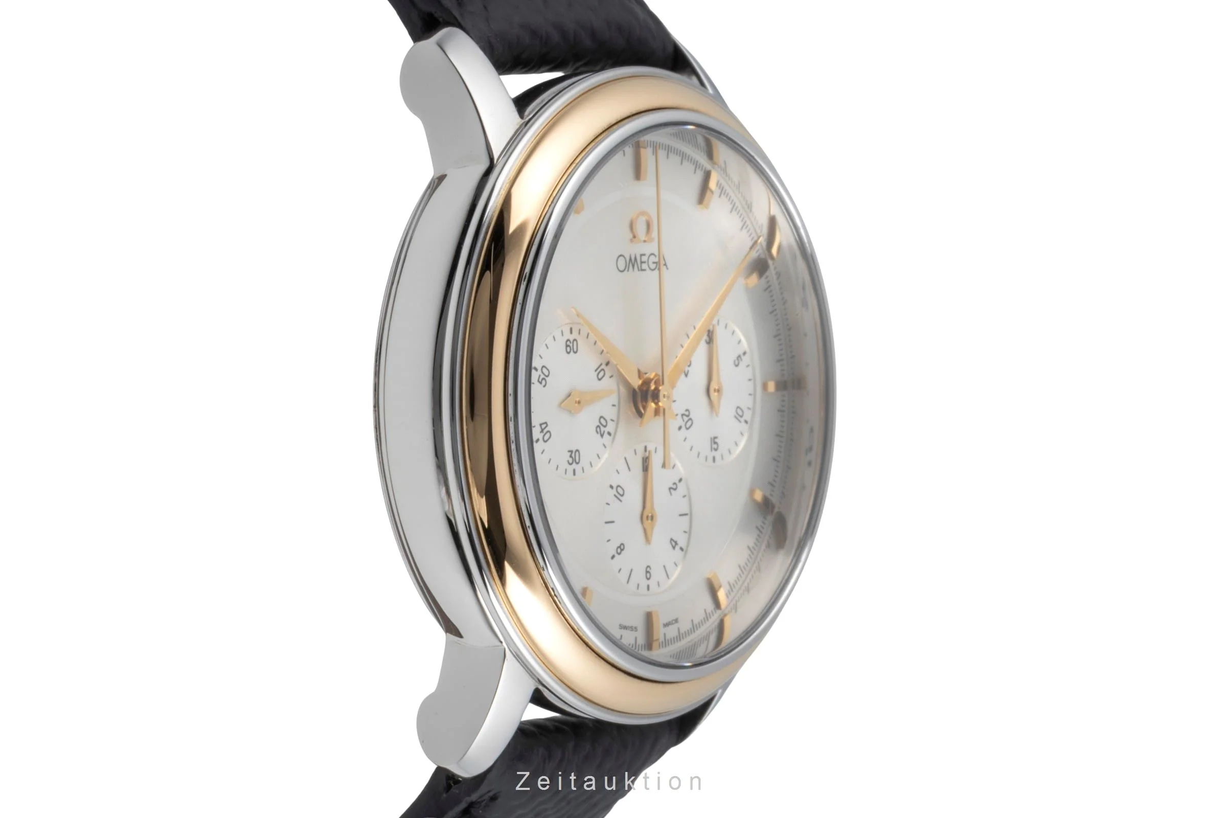 Omega De Ville chronograph steel / gold manual winding men's watch 4340.31, 145.0050  [2505210] - Image 8