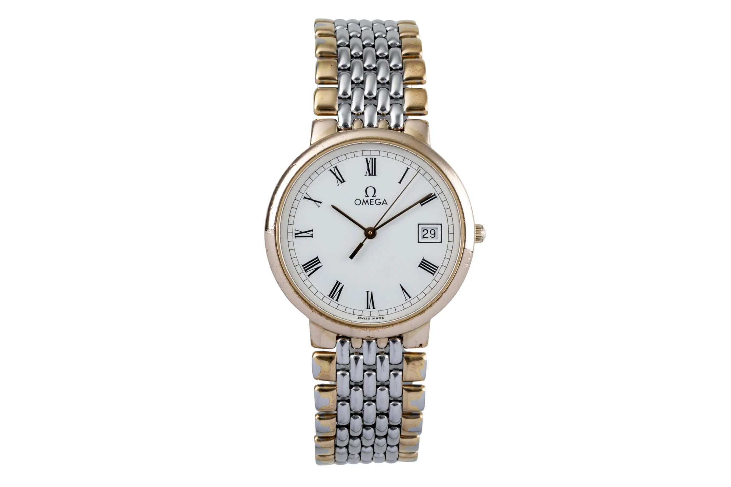 Omega De Ville gilt / steel quartz men's watch 396.1012  [2502074] - Image 5