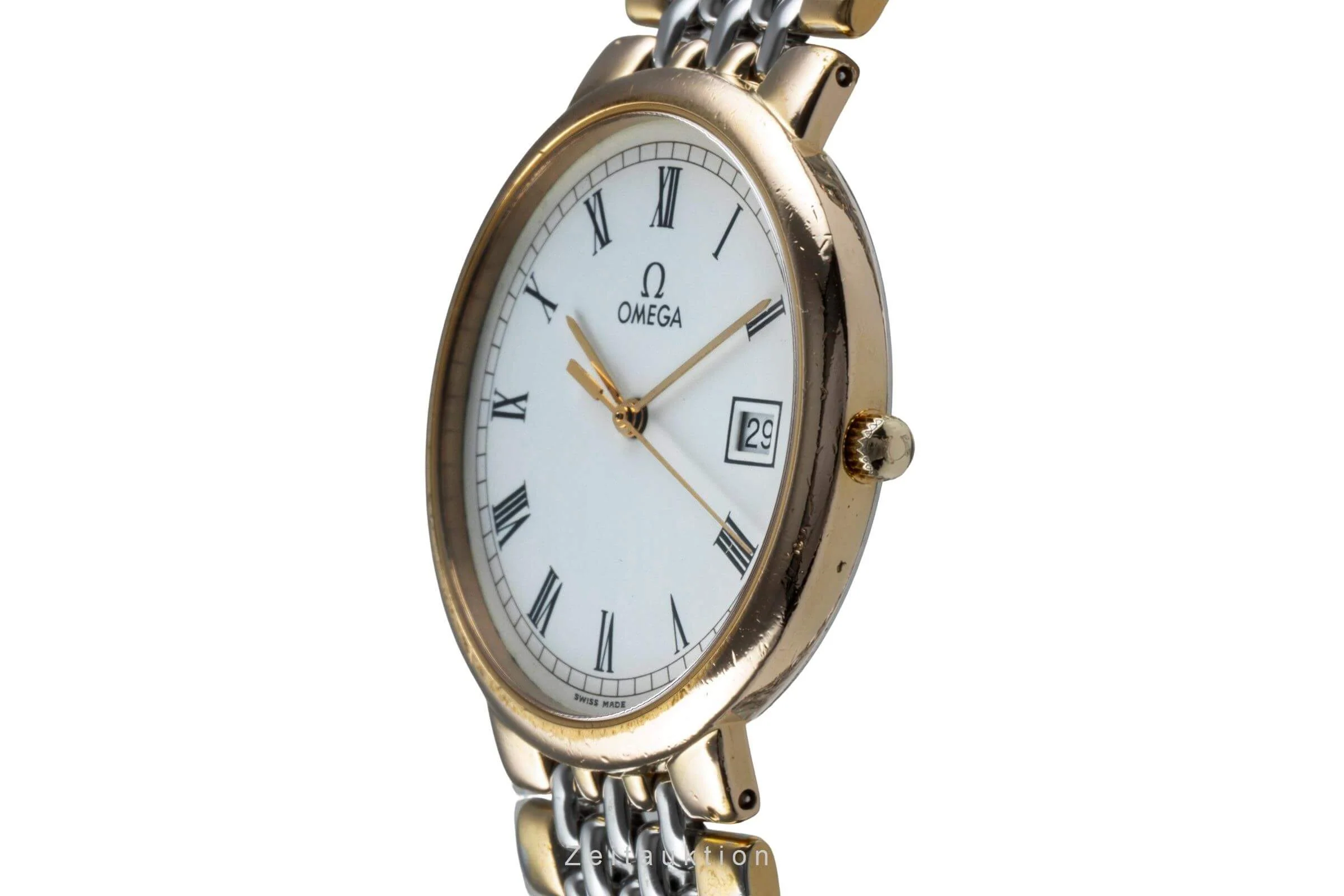 Omega De Ville gilt / steel quartz men's watch 396.1012  [2502074] - Image 7