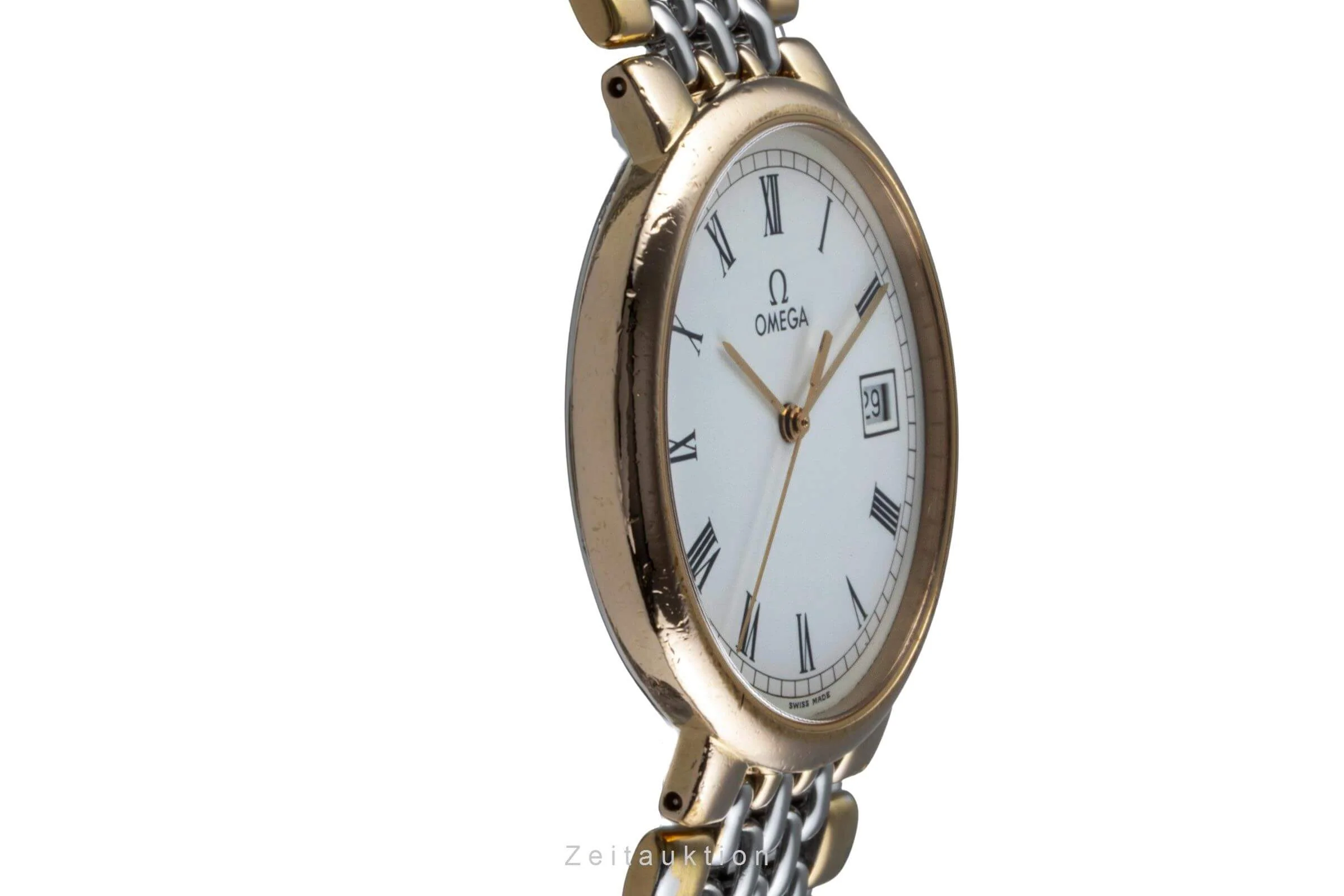 Omega De Ville gilt / steel quartz men's watch 396.1012  [2502074] - Image 8