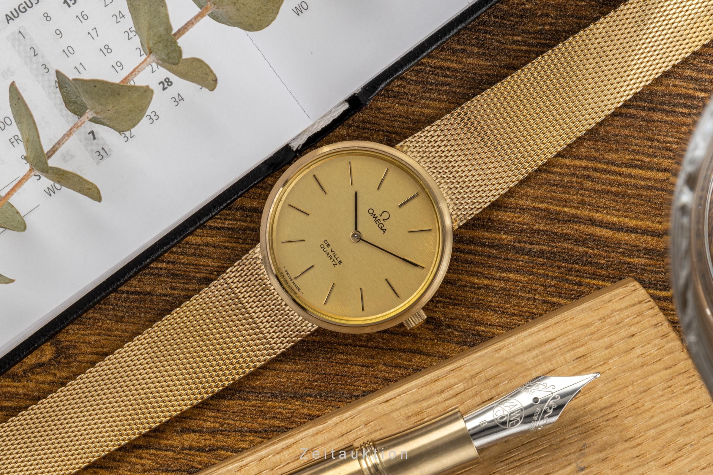 Omega De Ville gold-plated quartz men's watch 3910015.1/1910034.1  [2207358] - Image 3