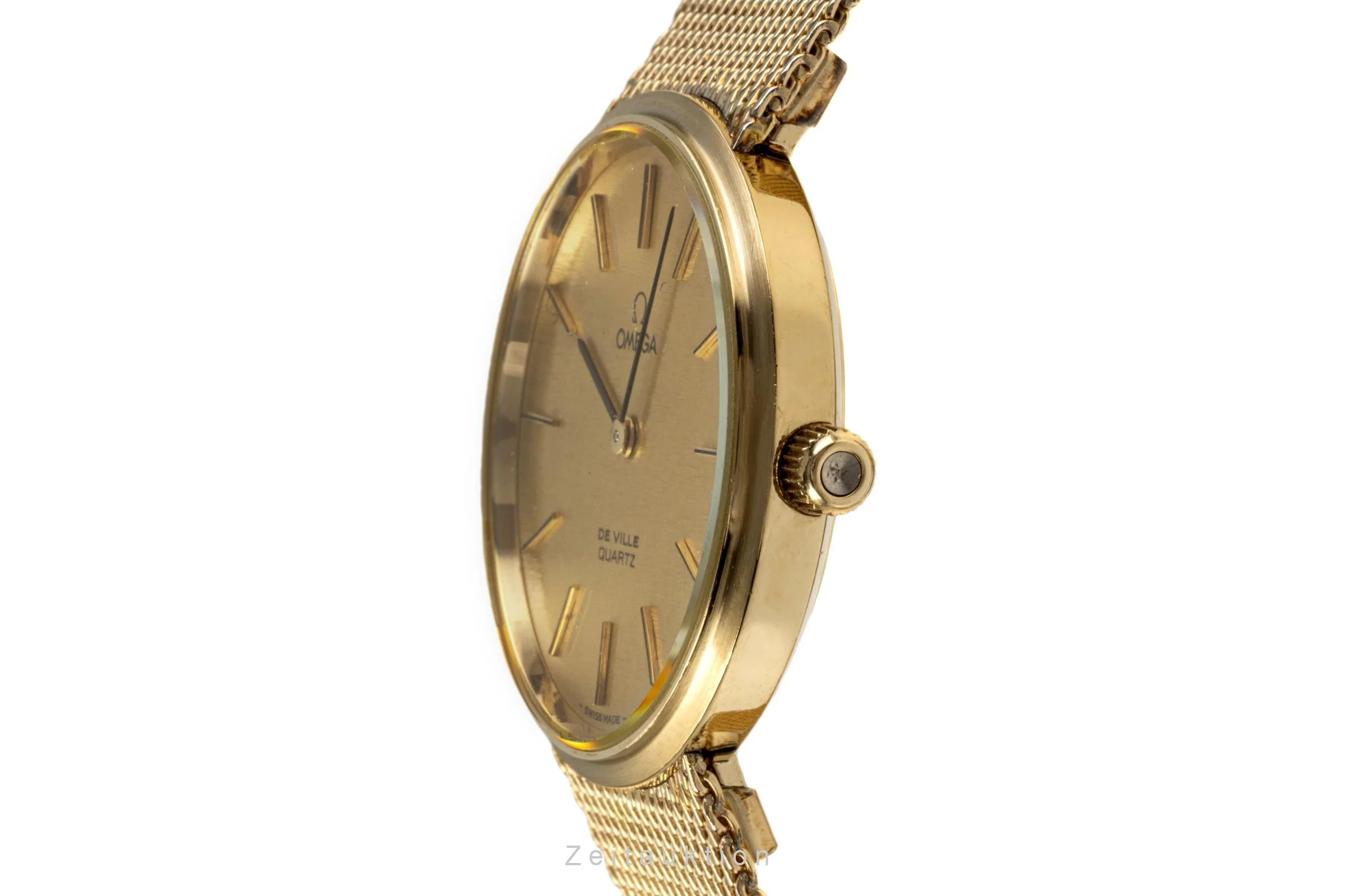 Omega De Ville gold-plated quartz men's watch 3910015.1/1910034.1  [2207358] - Image 6