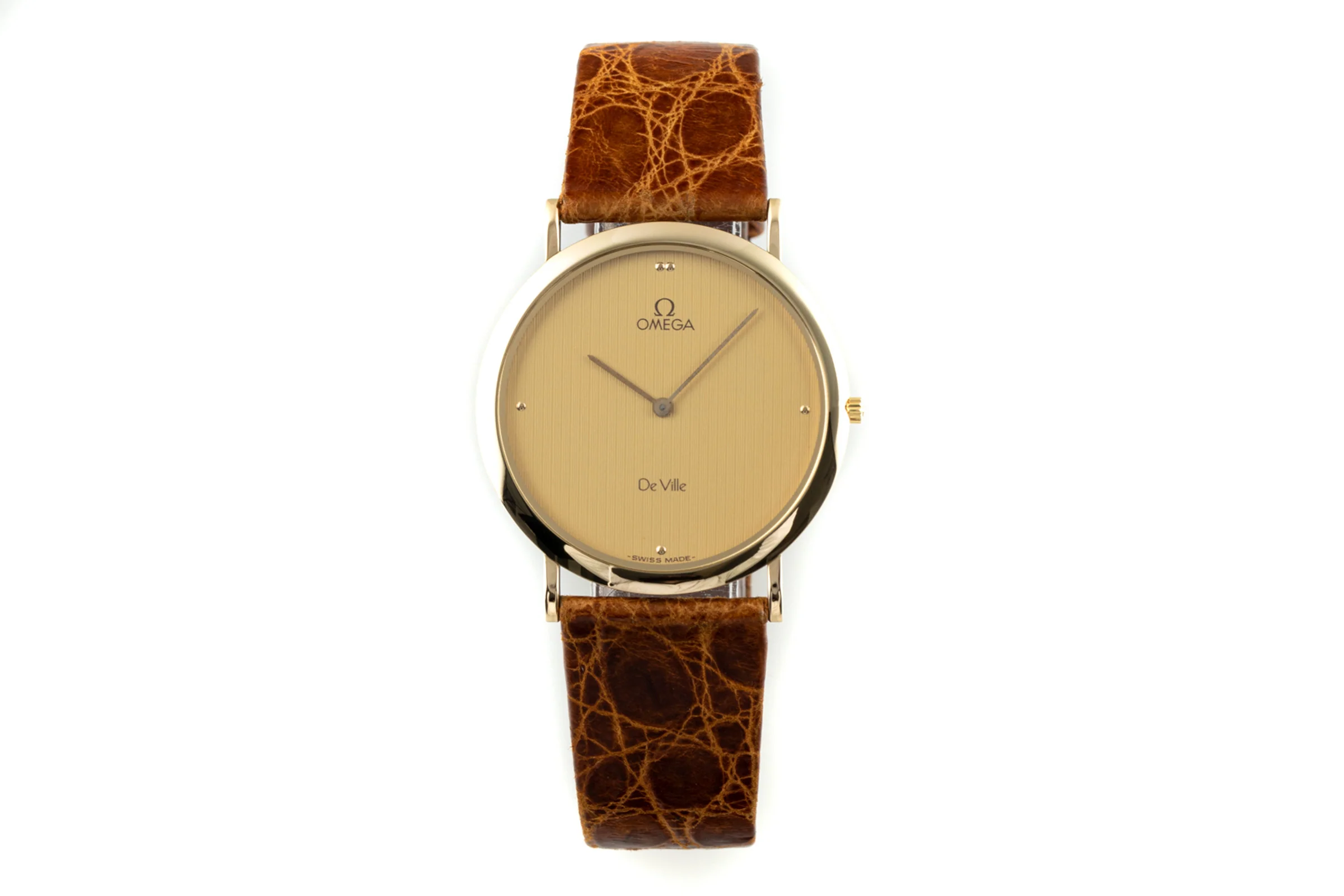 Omega De Ville gold-plated quartz unisex 191.0222  [2200461] - Image 4