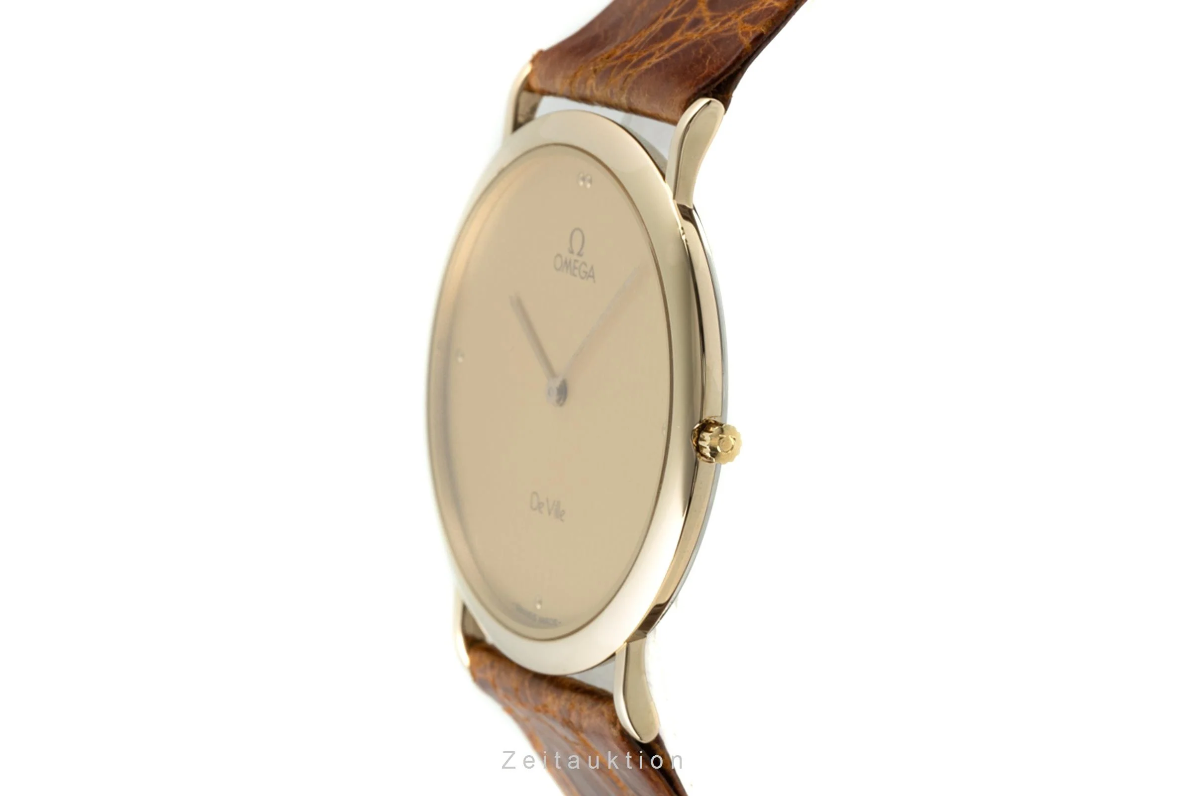 Omega De Ville gold-plated quartz unisex 191.0222  [2200461] - Image 6