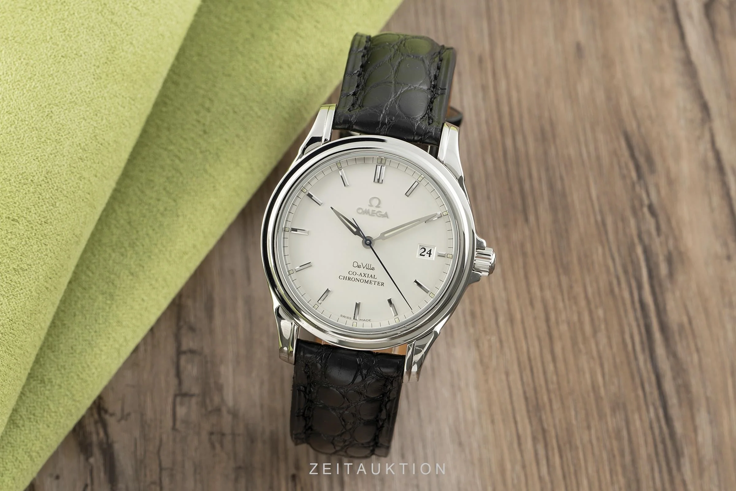 Omega De Ville steel automatic men's watch 168.1700  [2107288] - Image 3