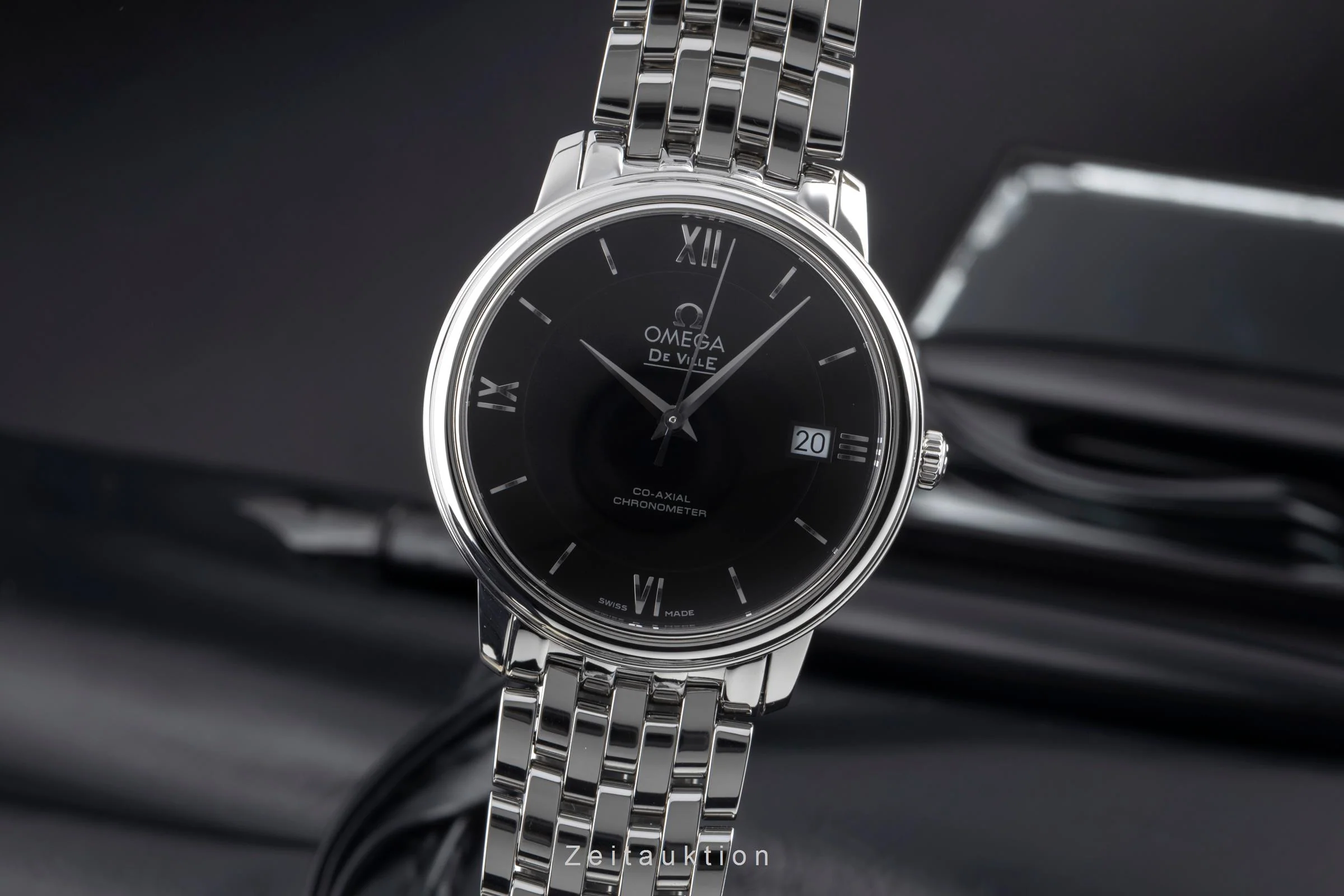 Omega De Ville steel automatic men's watch 424.10.37.20.01.001 LP: 4100EUR  [2507095] - Image 2