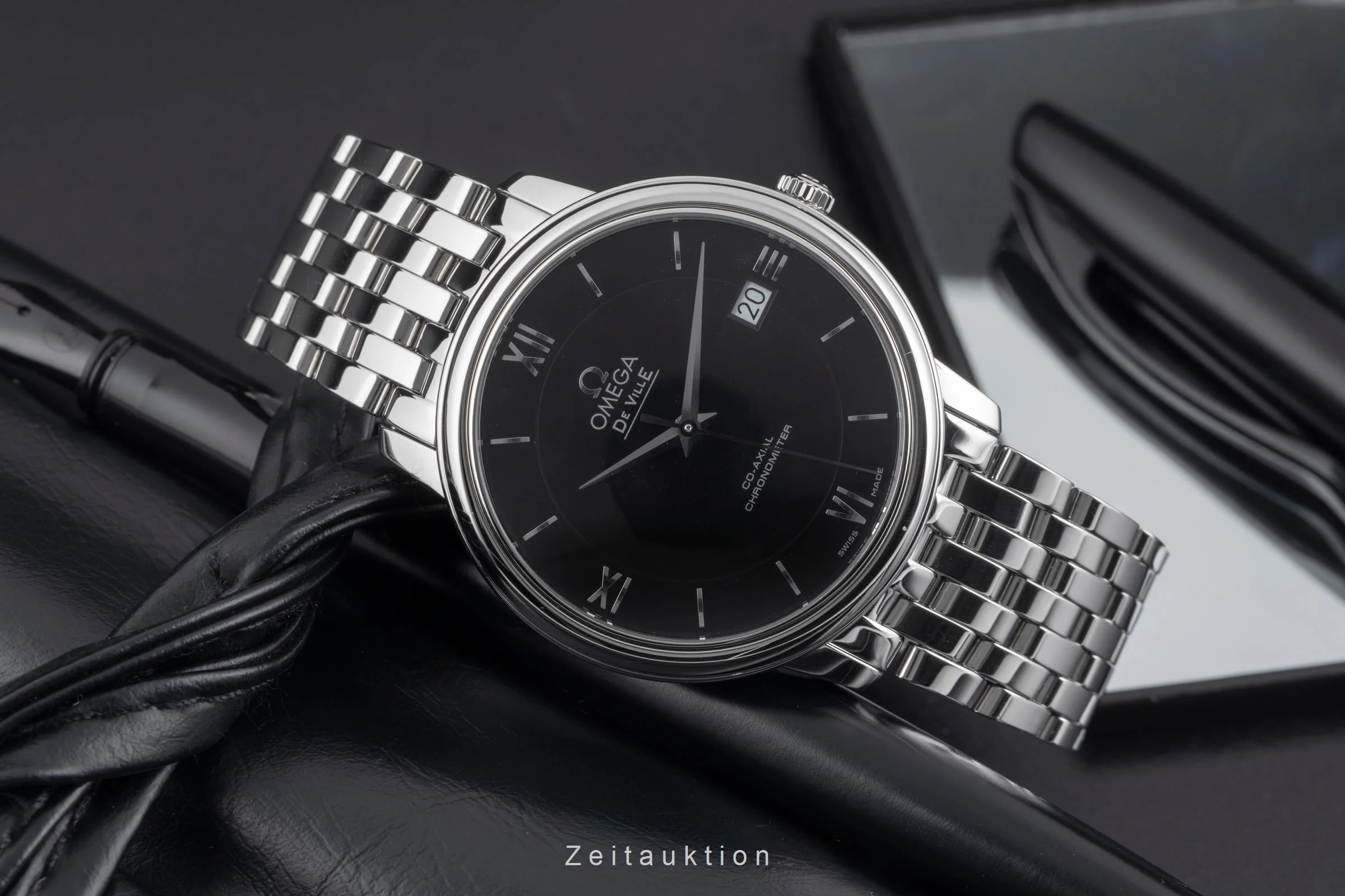 Omega De Ville steel automatic men's watch 424.10.37.20.01.001 LP: 4100EUR  [2507095] - Image 3