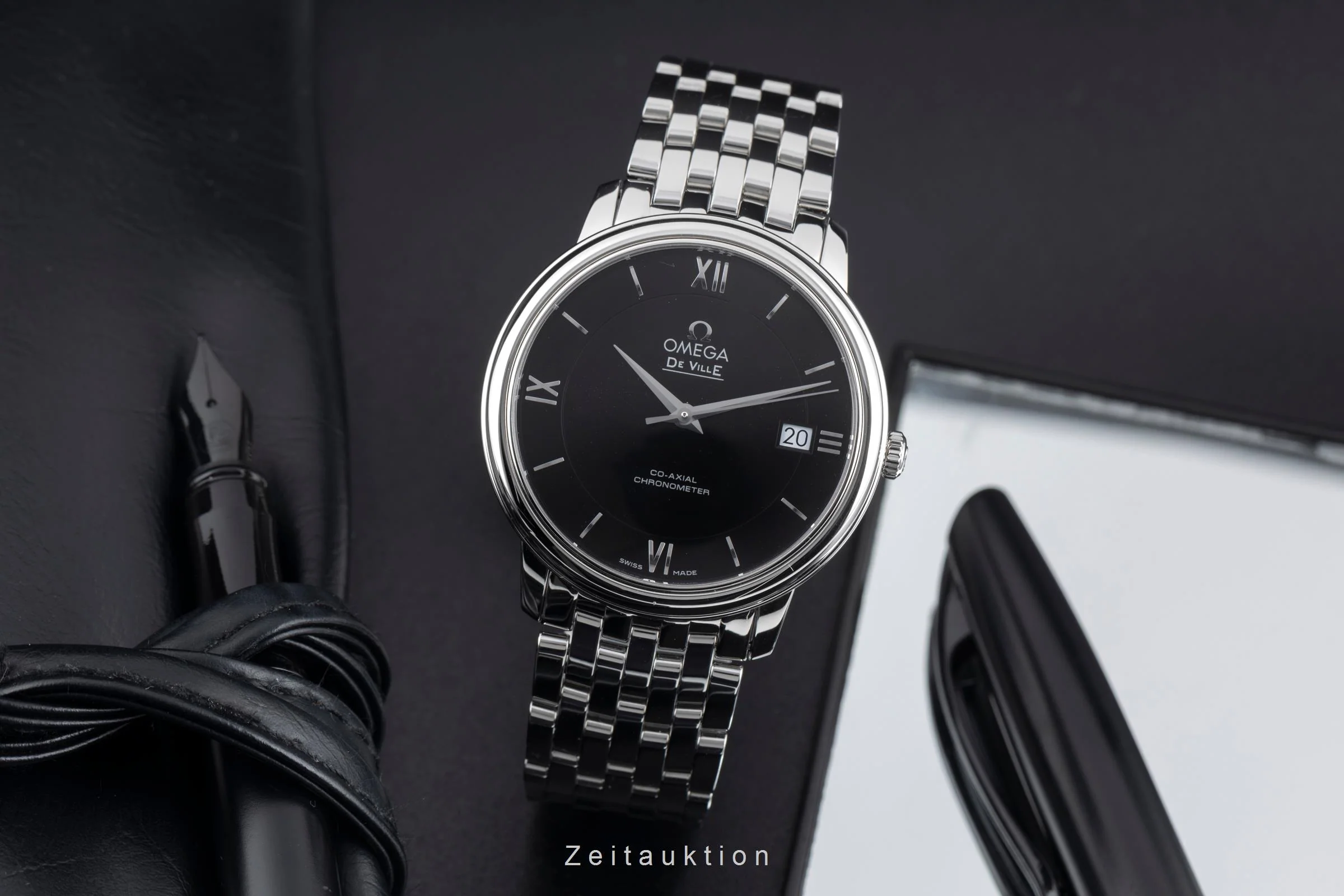 Omega De Ville steel automatic men's watch 424.10.37.20.01.001 LP: 4100EUR  [2507095] - Image 4