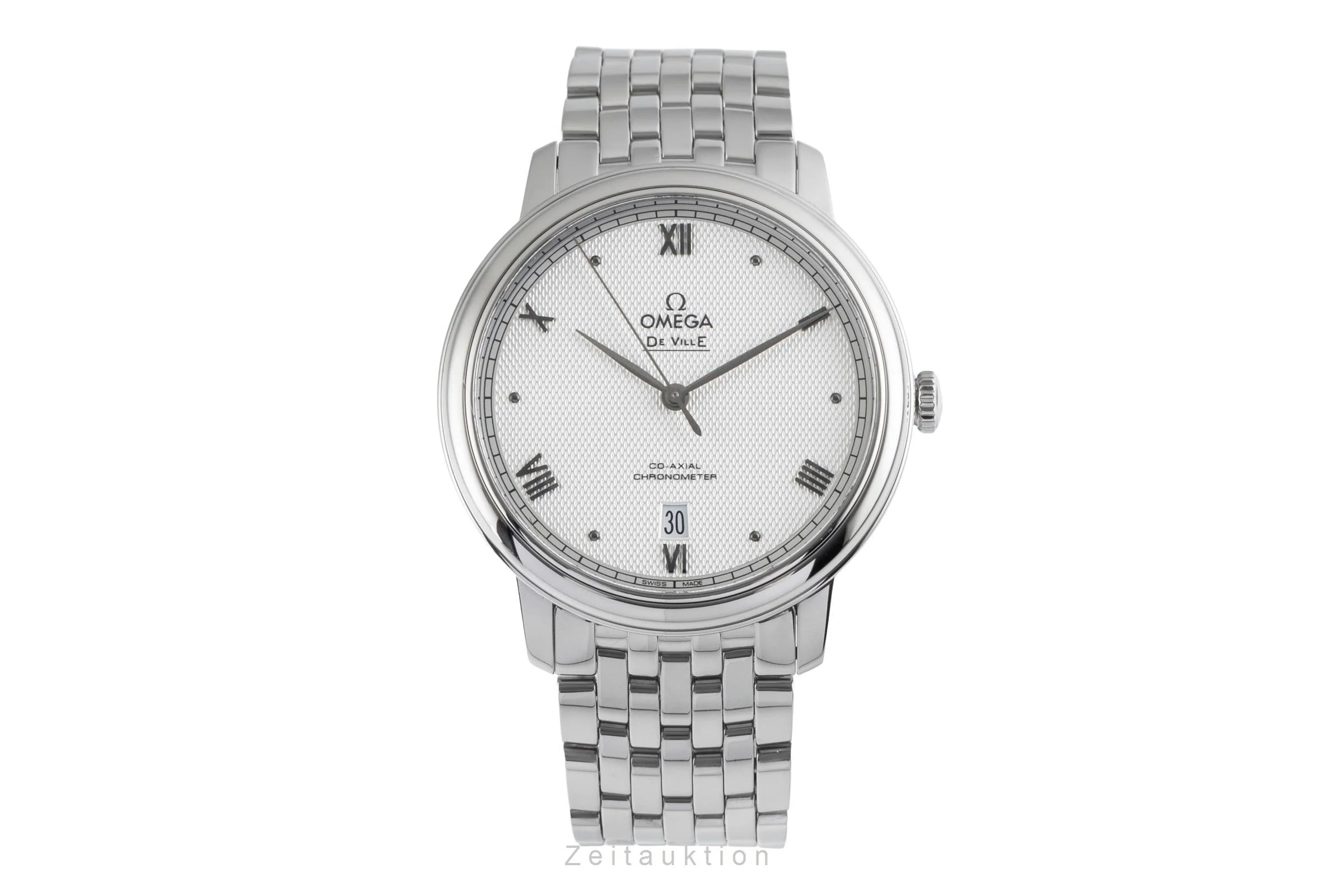 Omega De Ville steel automatic men's watch 424.10.40.20.02.006 LP: 4100EUR  [2503879] - Image 5