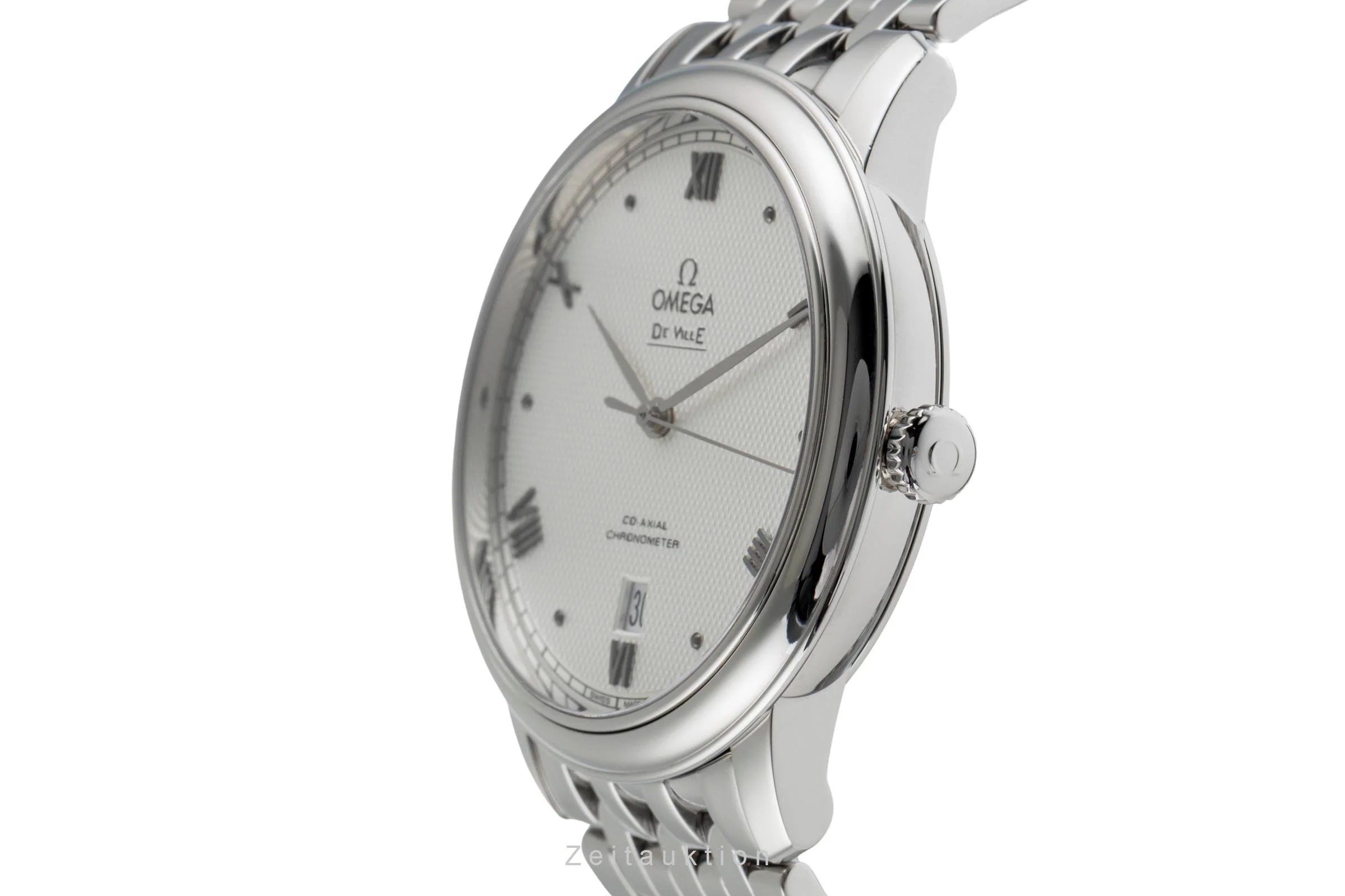 Omega De Ville steel automatic men's watch 424.10.40.20.02.006 LP: 4100EUR  [2503879] - Image 7
