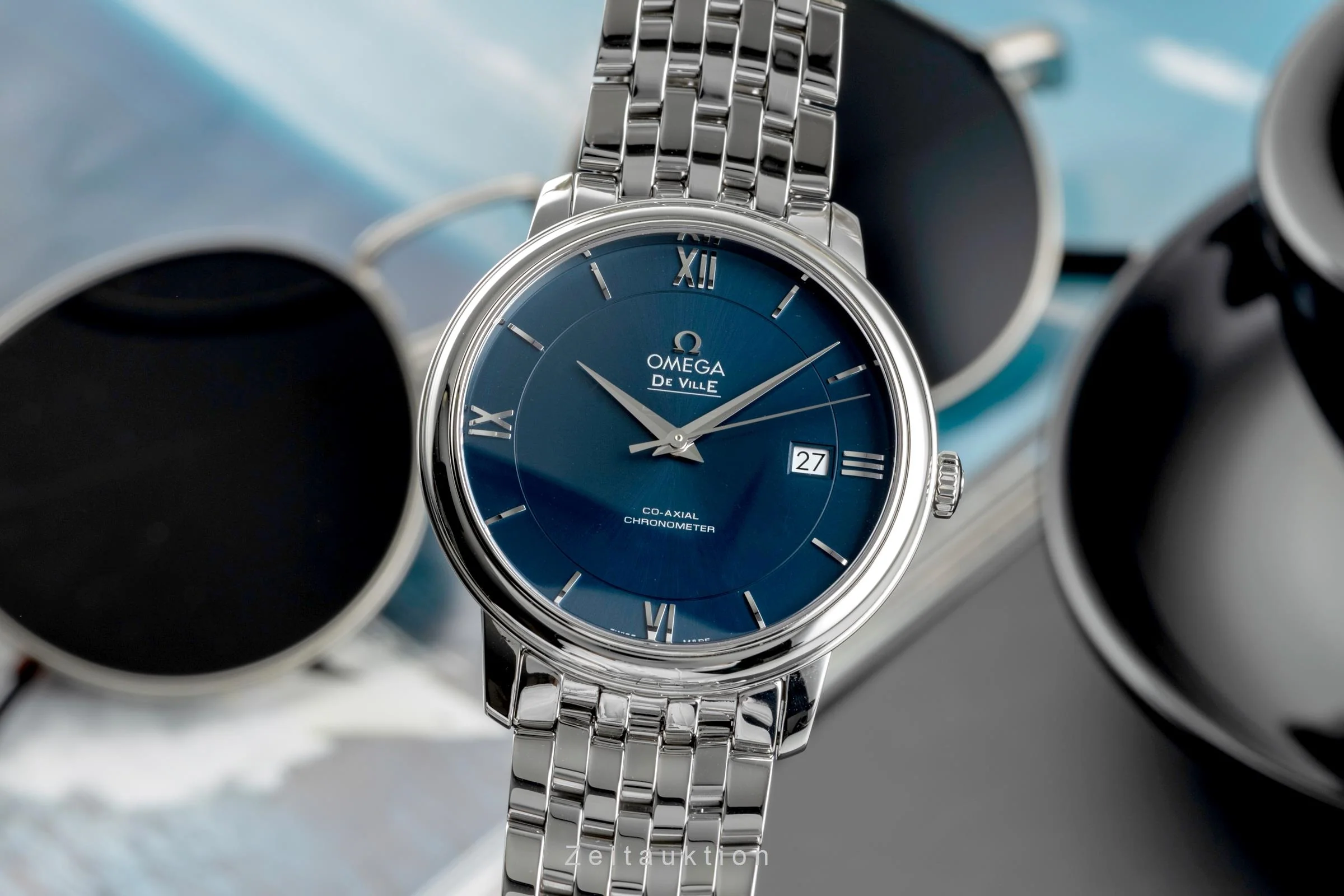 Omega De Ville steel automatic men's watch 424.10.40.20.03.001 LP: 4100EUR  [2504473] - Image 2