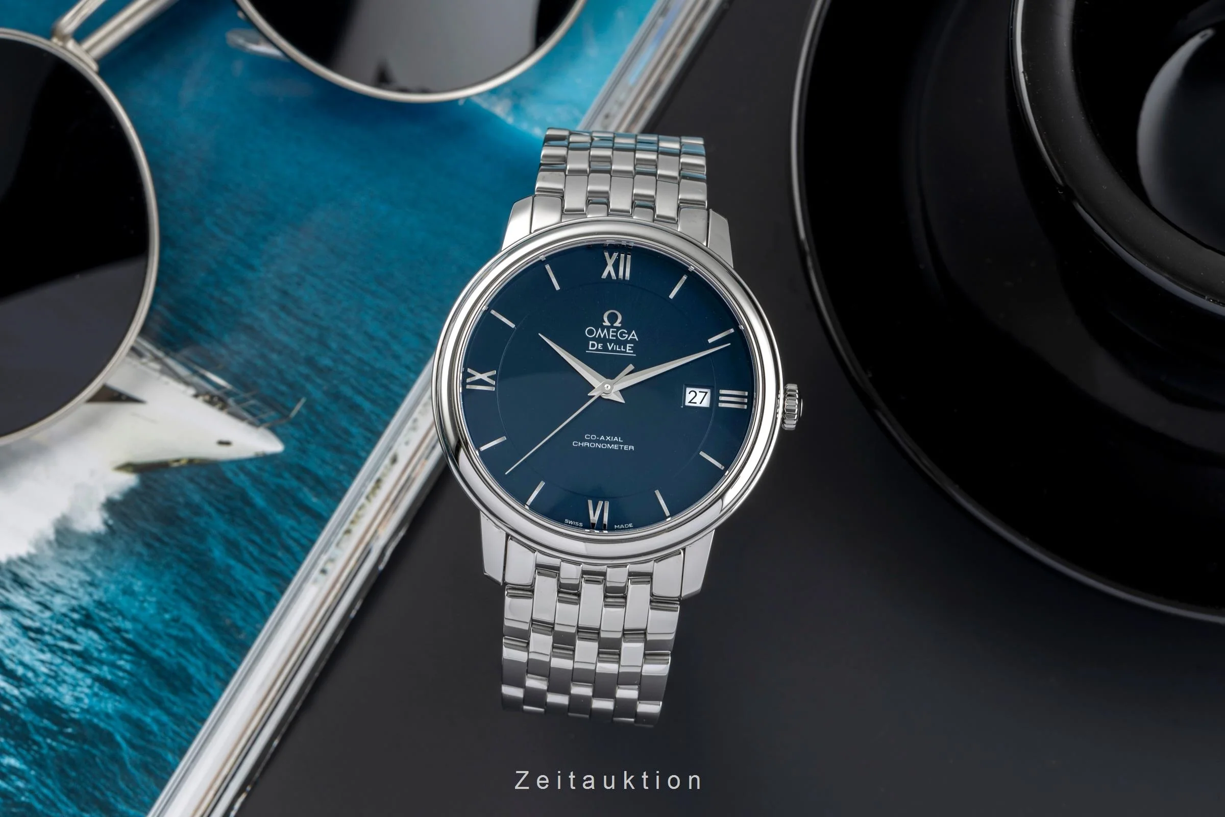 Omega De Ville steel automatic men's watch 424.10.40.20.03.001 LP: 4100EUR  [2504473] - Image 4