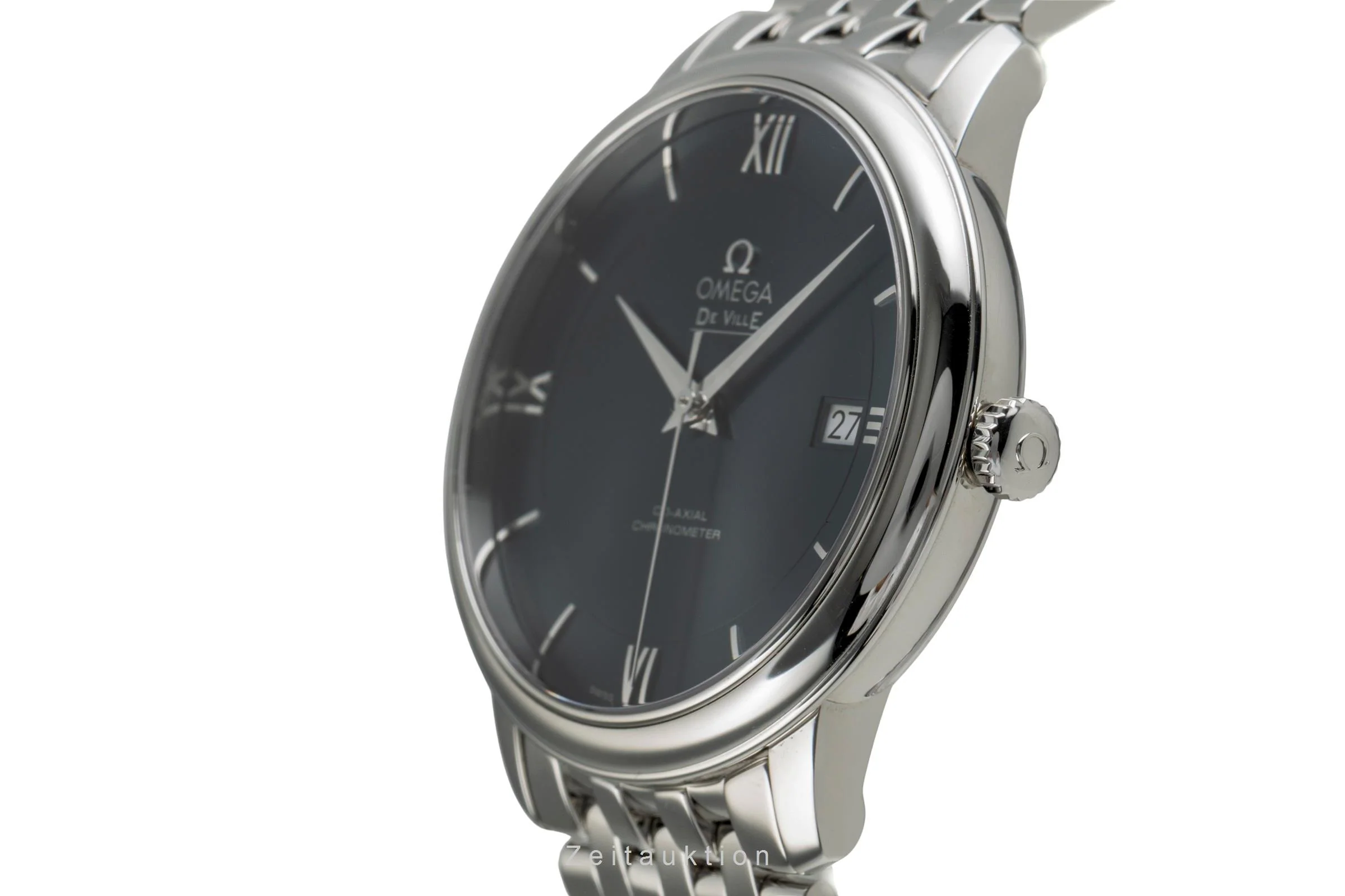 Omega De Ville steel automatic men's watch 424.10.40.20.03.001 LP: 4100EUR  [2504473] - Image 7