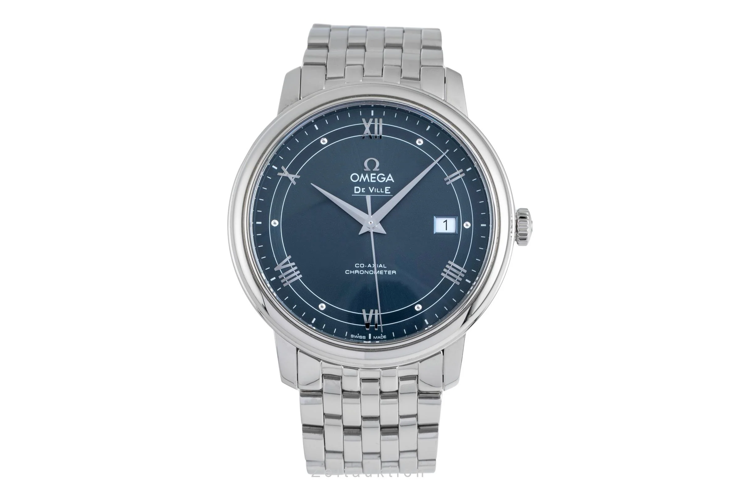 Omega De Ville steel automatic men's watch 424.10.40.20.03.002 LP: 4100EUR  [2504438] - Image 5