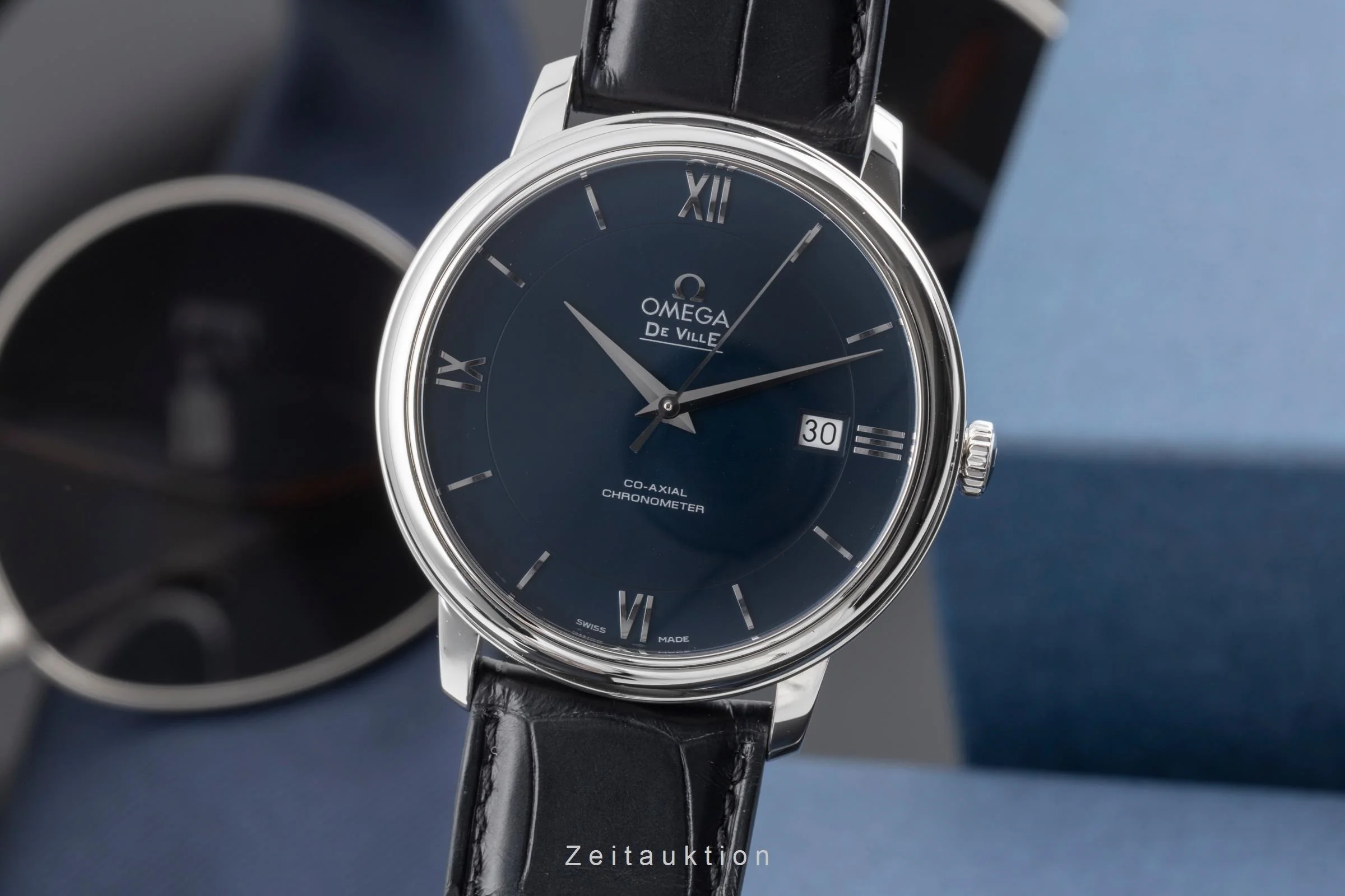 Omega De Ville steel automatic men's watch 424.13.40.20.03.001 LP: 3500EUR  [2505237] - Image 2