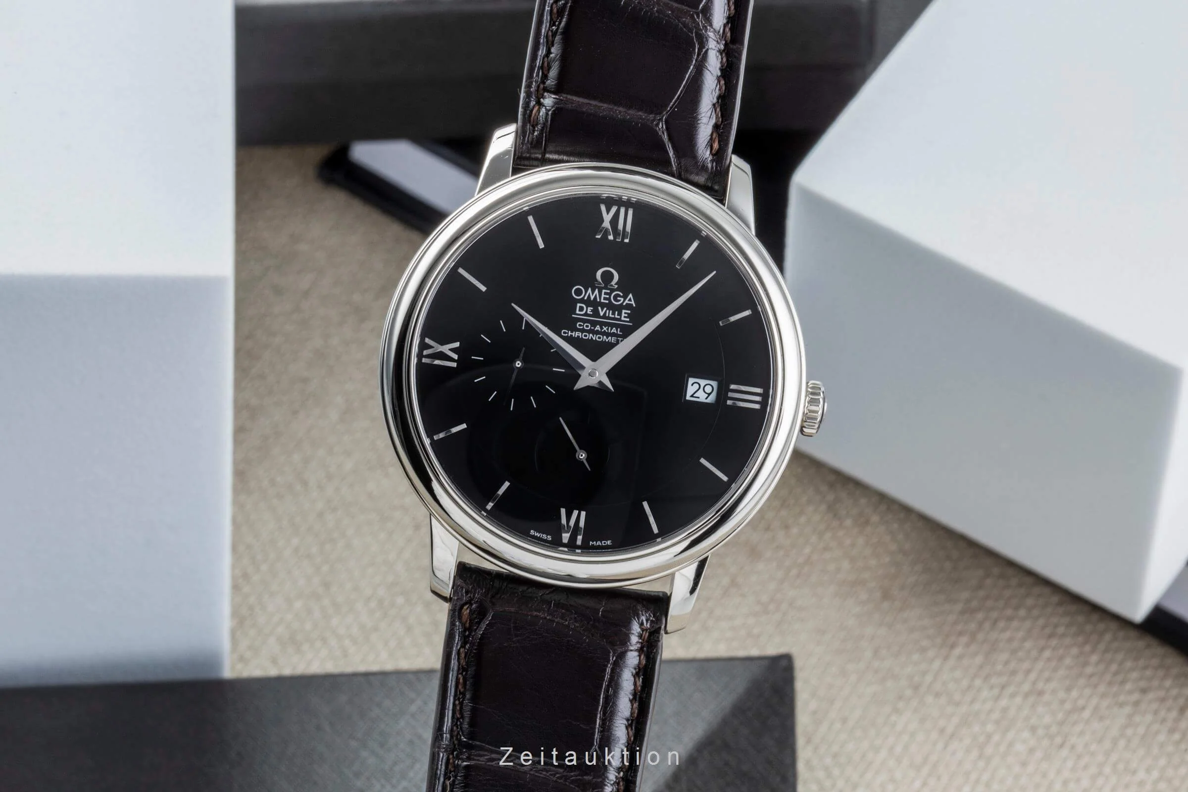 Omega De Ville steel automatic men's watch 424.13.40.21.01.001 LP: 6200EUR  [2502113] - Image 2
