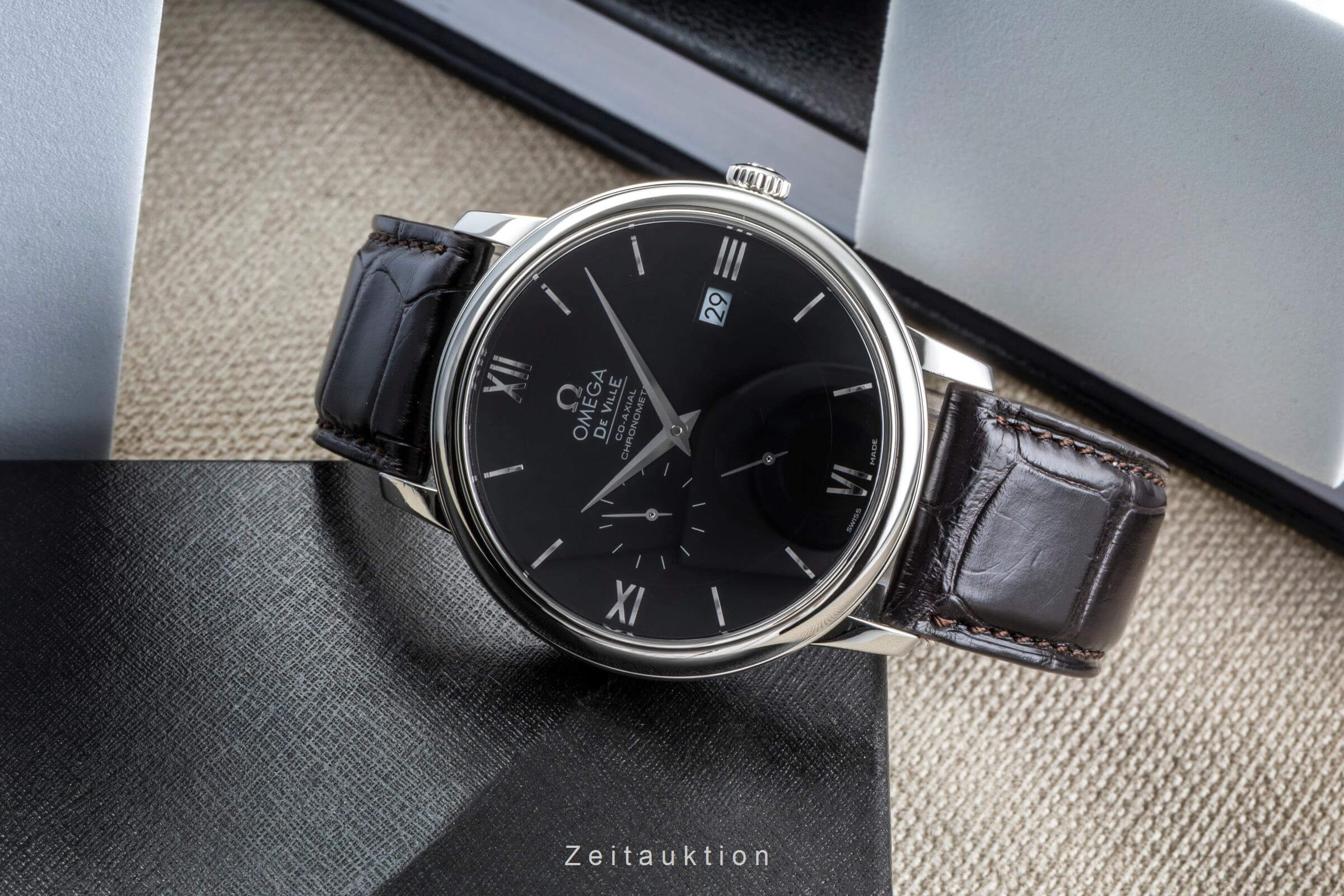 Omega De Ville steel automatic men's watch 424.13.40.21.01.001 LP: 6200EUR  [2502113] - Image 3