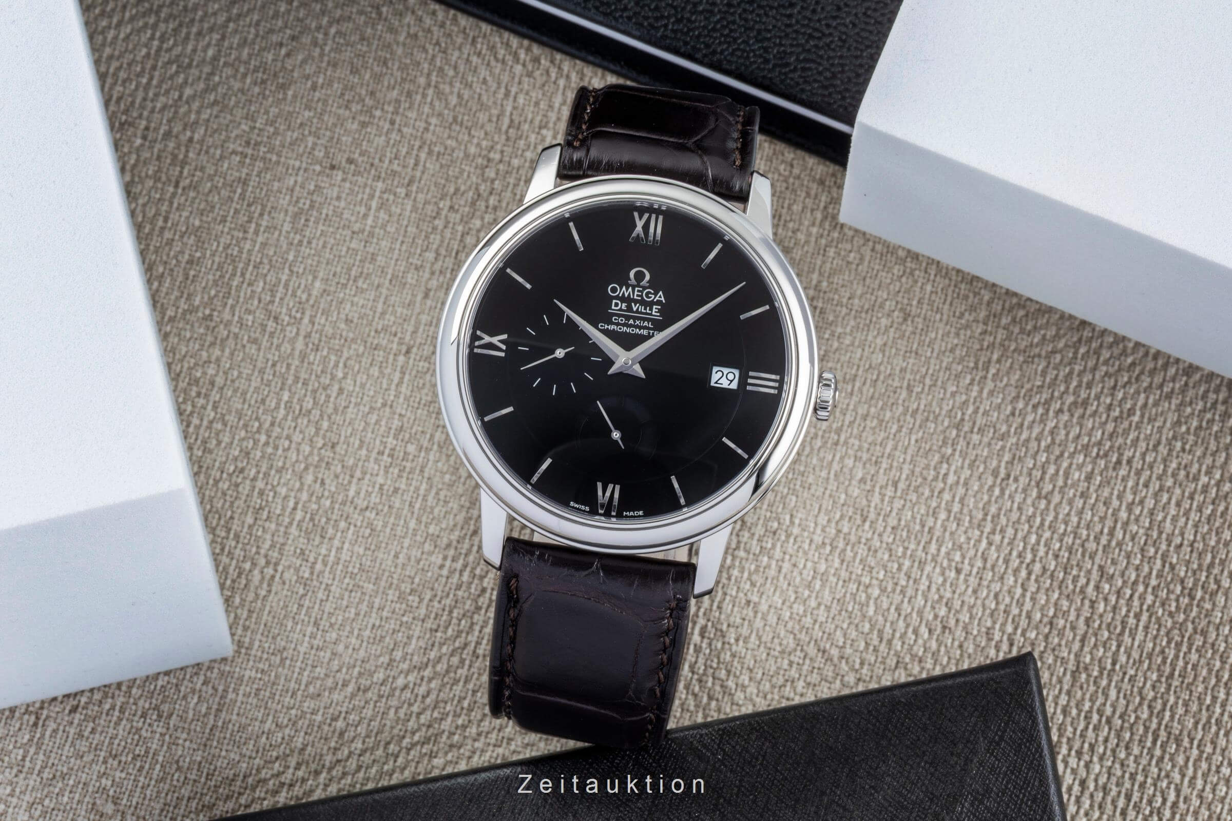 Omega De Ville steel automatic men's watch 424.13.40.21.01.001 LP: 6200EUR  [2502113] - Image 4
