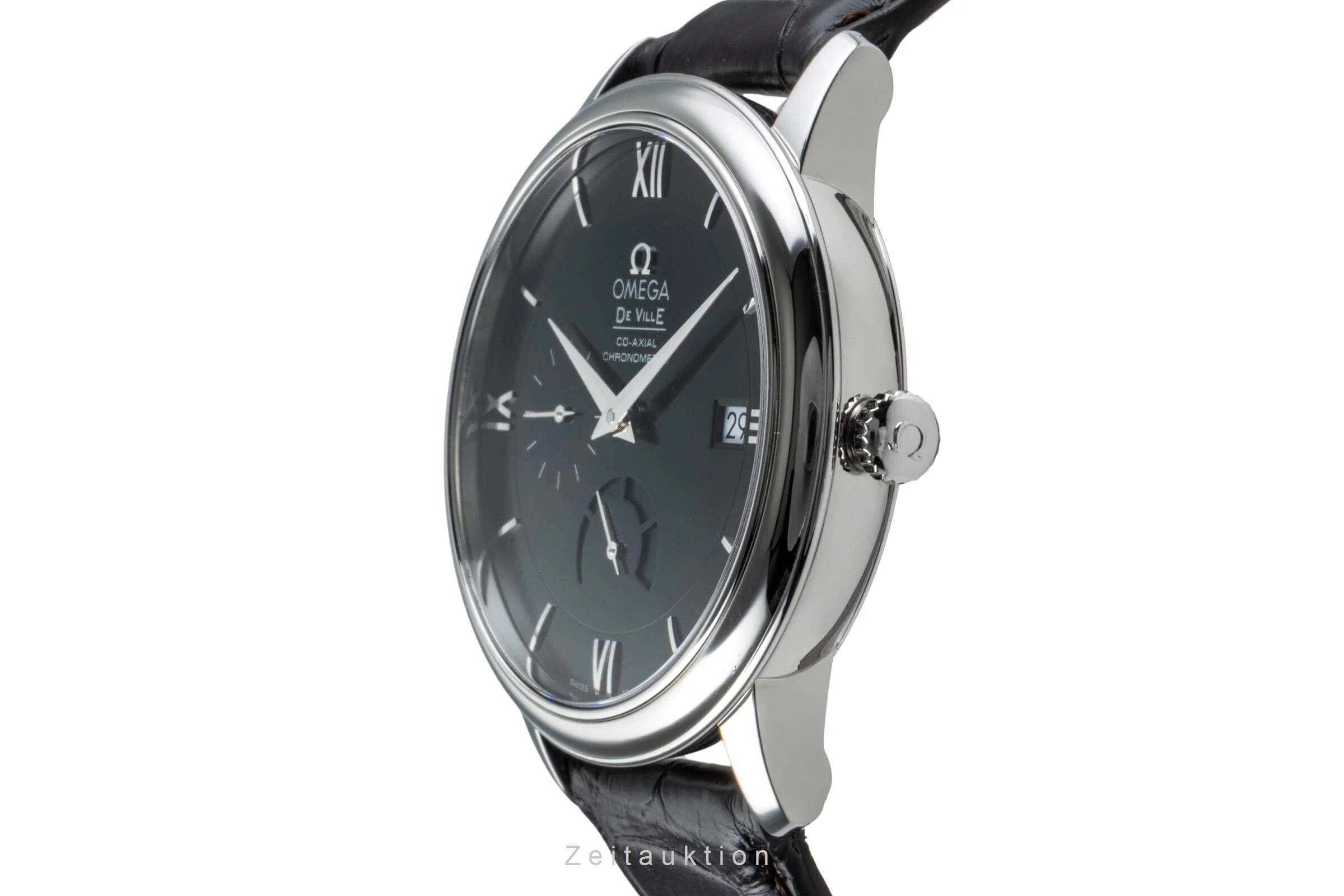 Omega De Ville steel automatic men's watch 424.13.40.21.01.001 LP: 6200EUR  [2502113] - Image 7
