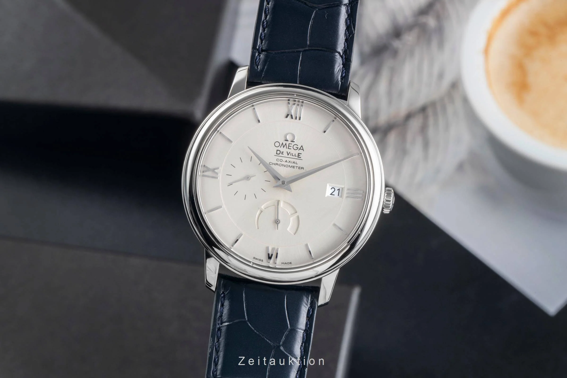 Omega De Ville steel automatic men's watch 424.13.40.21.02.001 LP: 6200EUR  [2500563] - Image 2