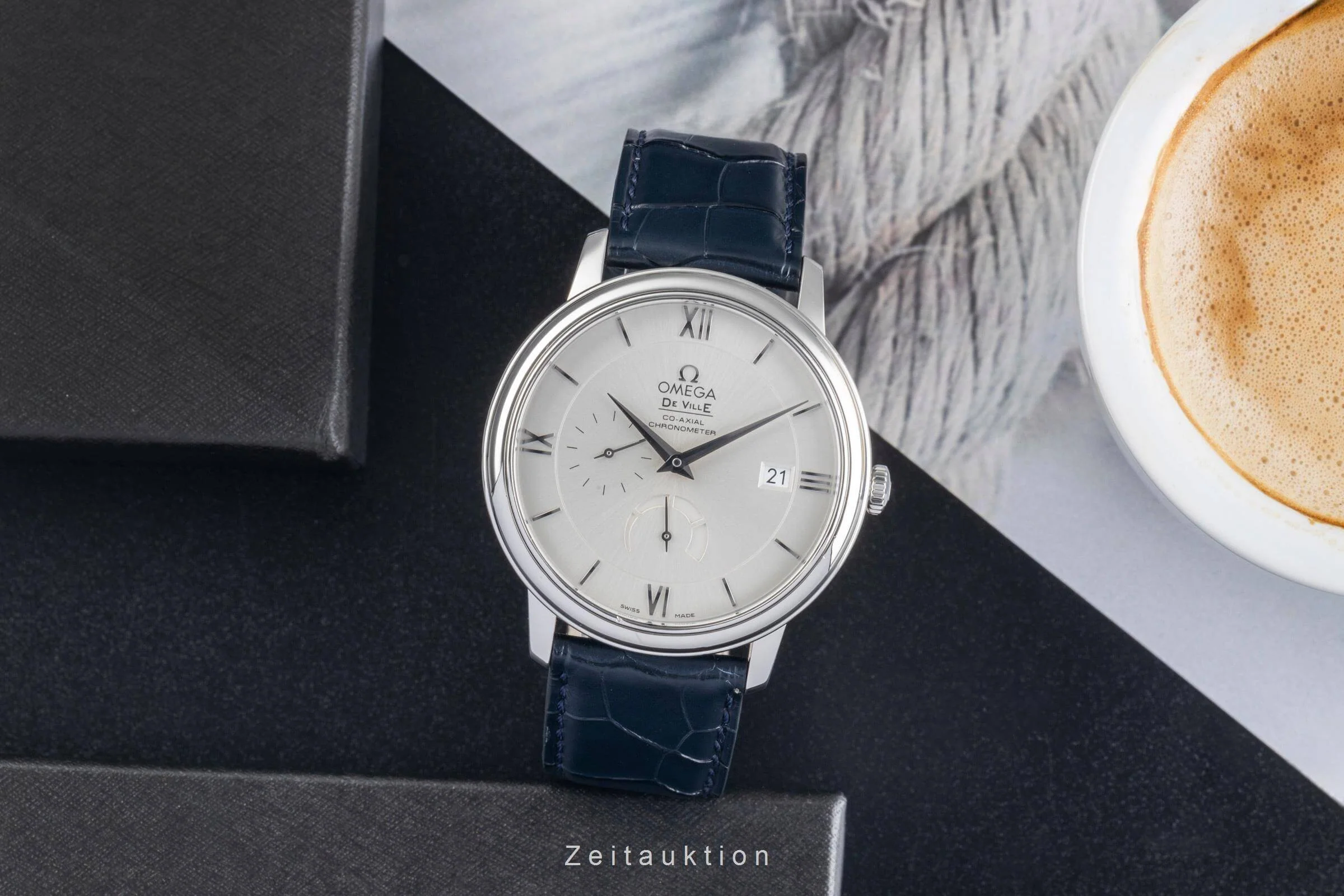 Omega De Ville steel automatic men's watch 424.13.40.21.02.001 LP: 6200EUR  [2500563] - Image 4