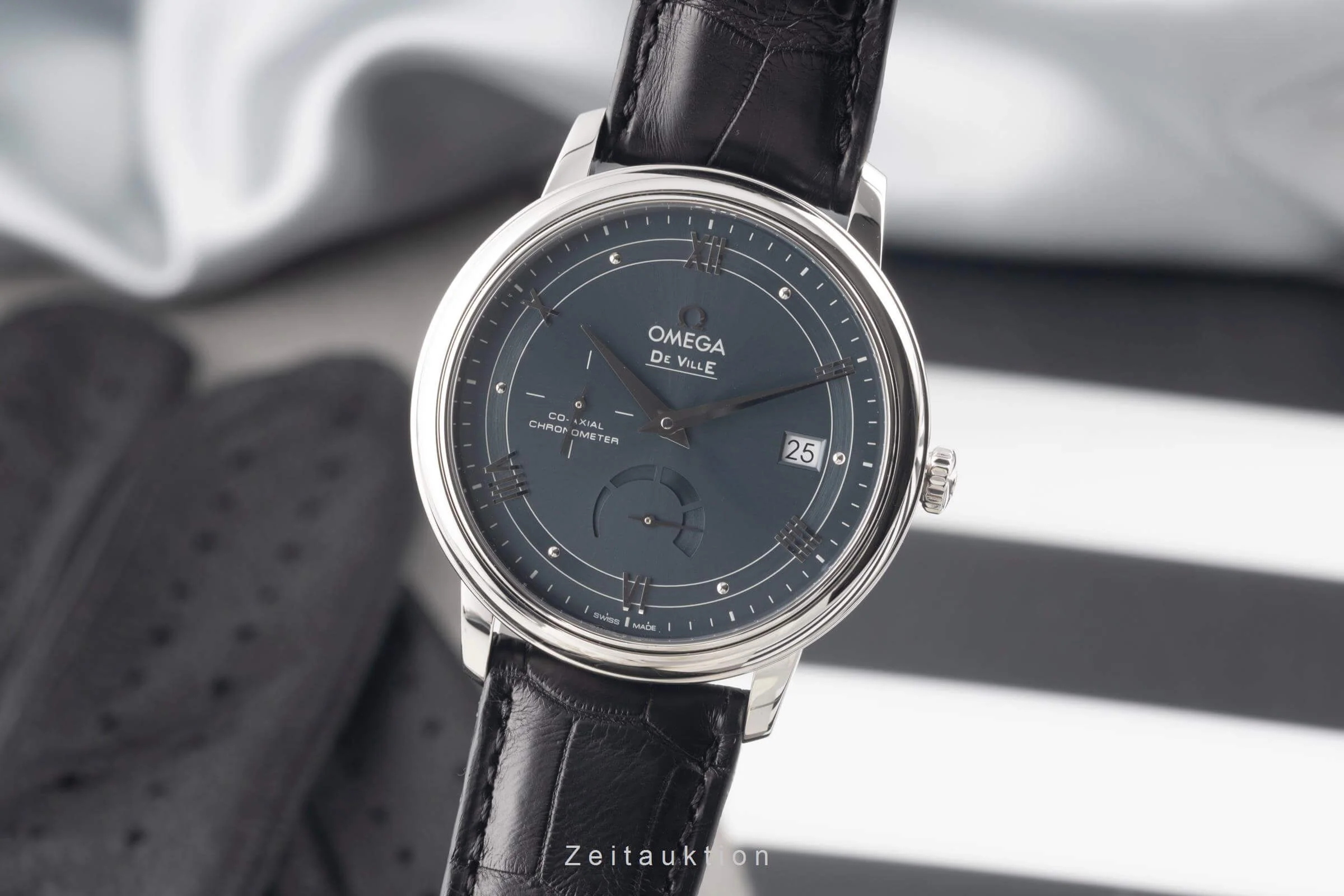 Omega De Ville steel automatic men's watch 424.13.40.21.03.002 LP: 6200EUR  [2501343] - Image 2