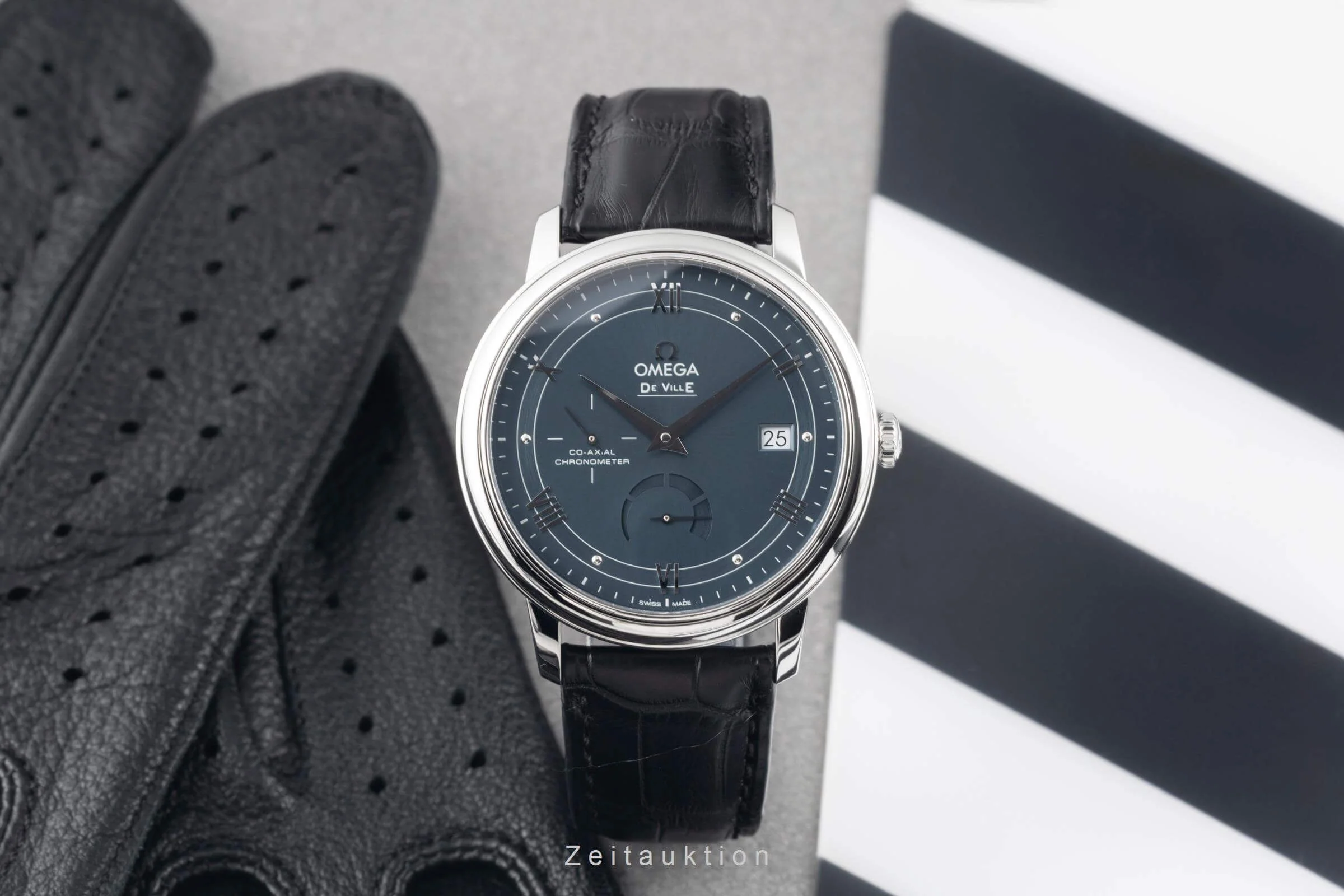 Omega De Ville steel automatic men's watch 424.13.40.21.03.002 LP: 6200EUR  [2501343] - Image 4