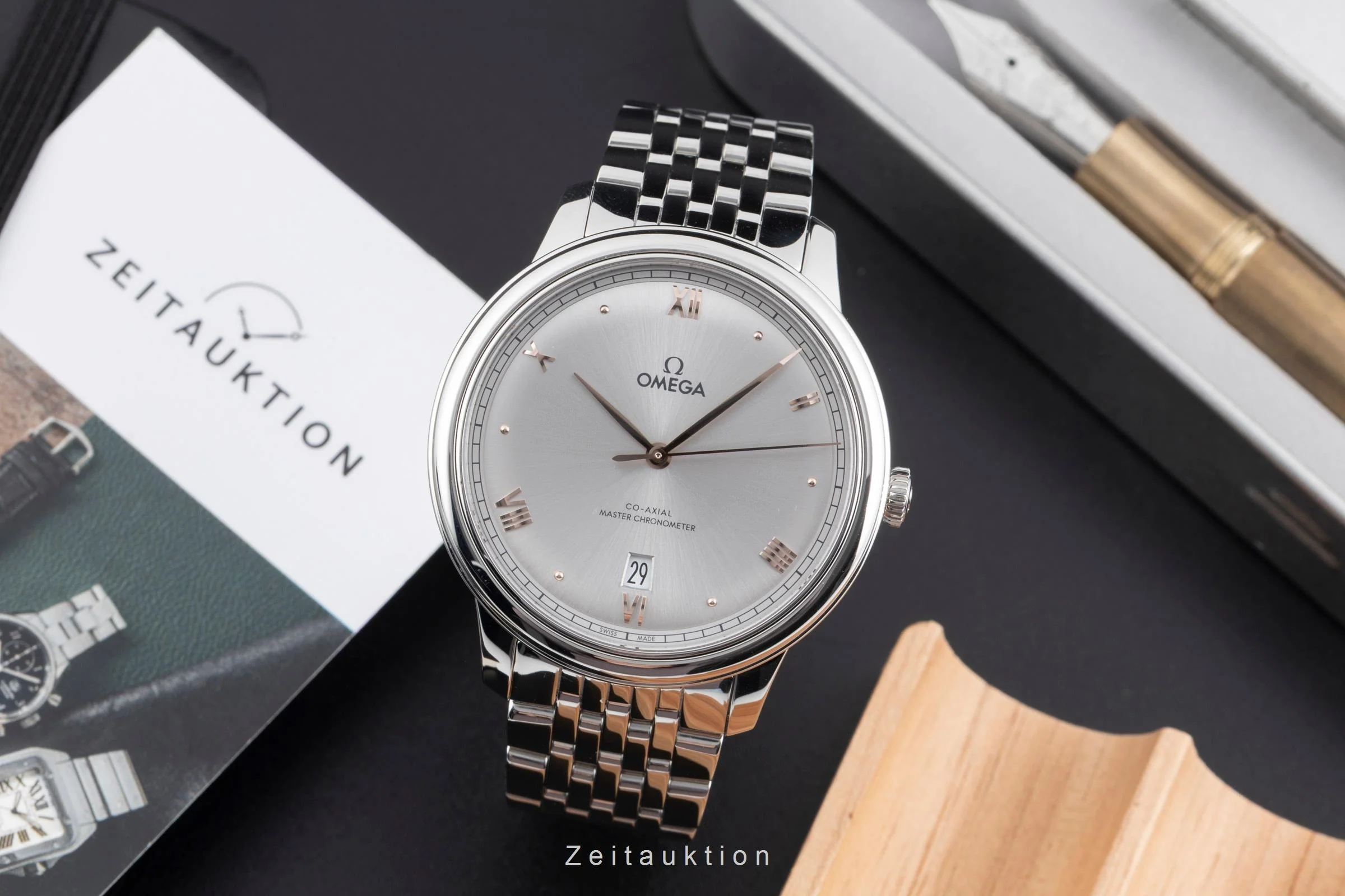 Omega De Ville steel automatic men's watch 434.10.40.20.06.001 LP: 5300EUR  [2600404] - Image 4