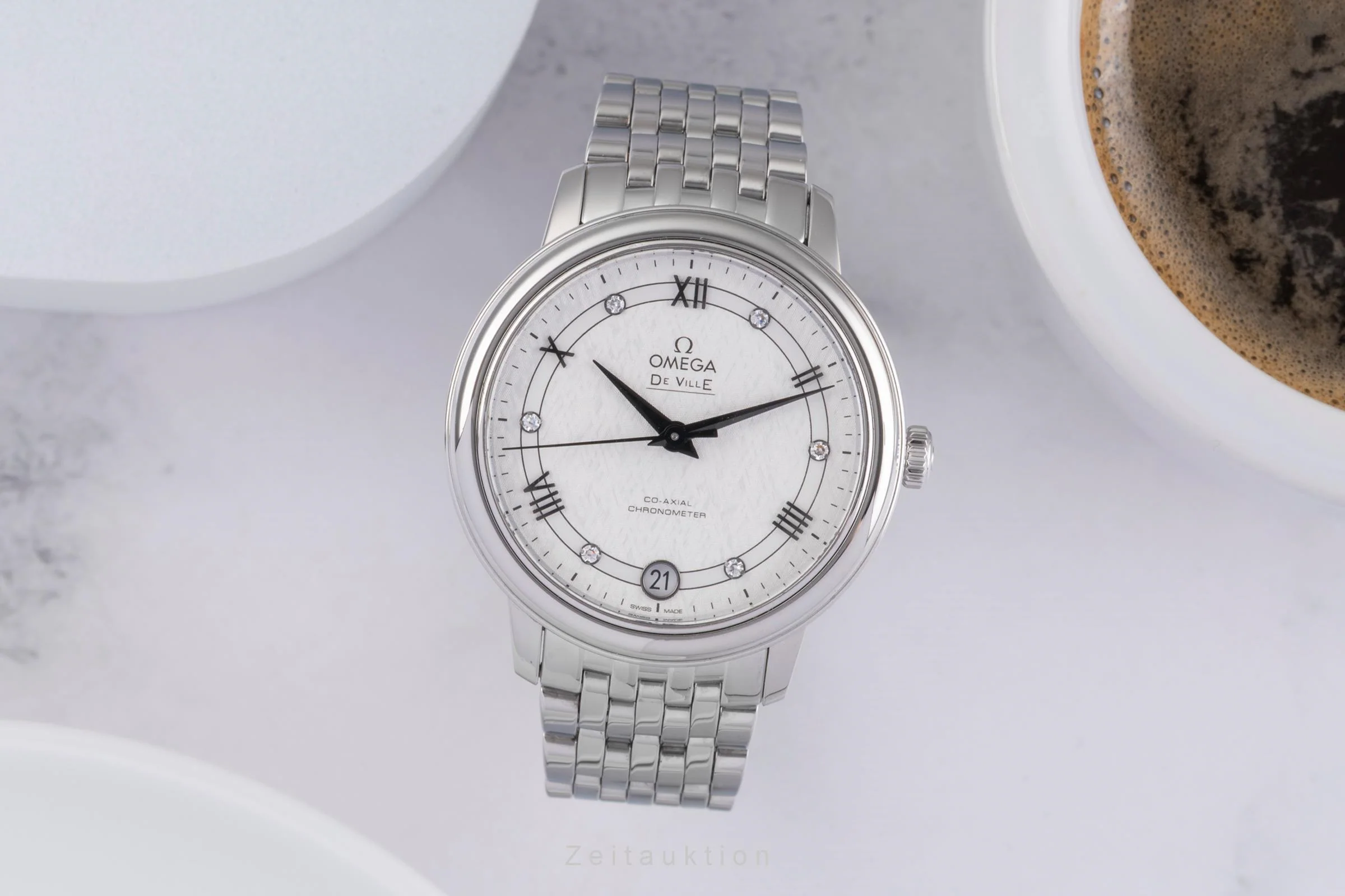 Omega De Ville steel automatic women's watch 424.10.33.20.52.002  [2504891] - Image 4