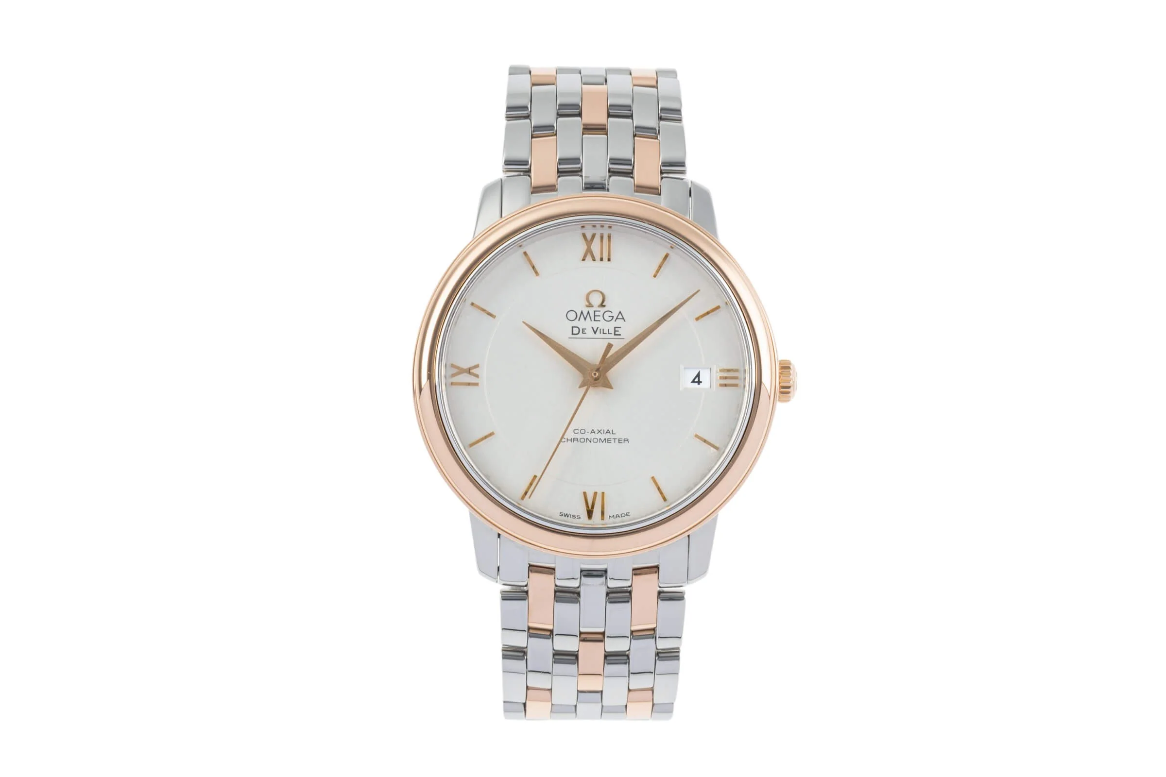 Omega De Ville steel / gold automatic unisex 424.20.37.20.02.002 LP: 9900EUR  [2402962] - Image 4
